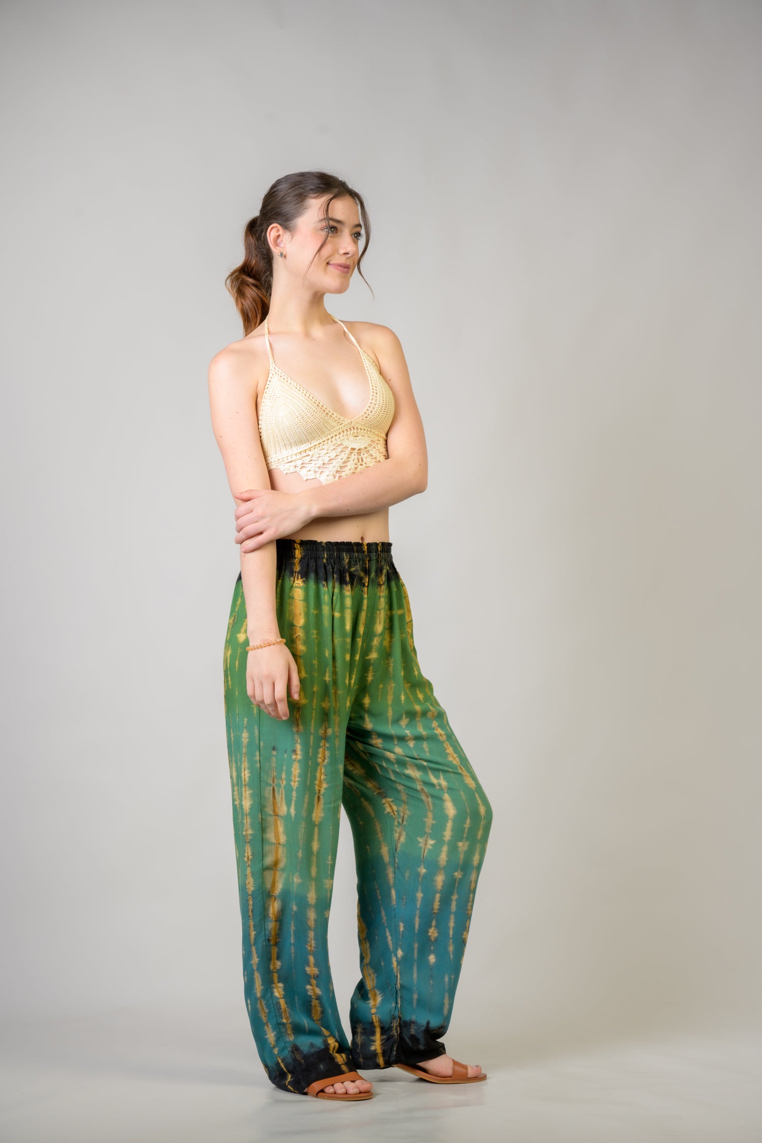 Color Pattern Pants - Assorted