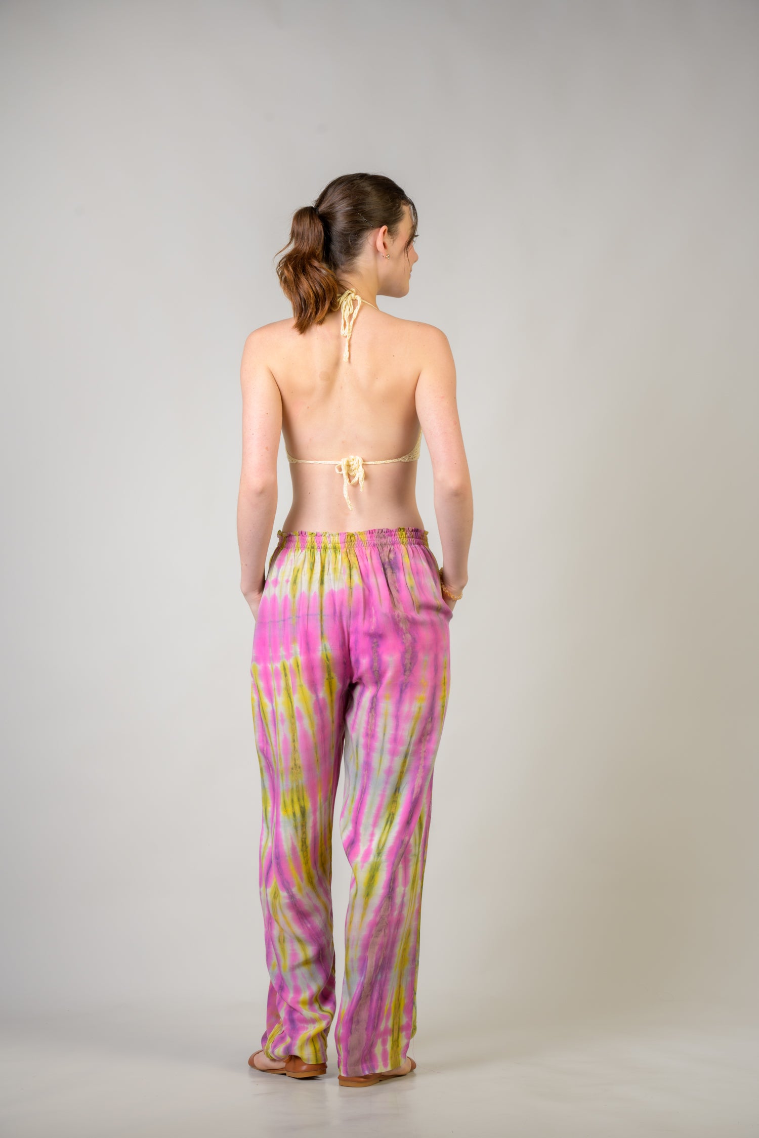 Color Pattern Pants - Assorted