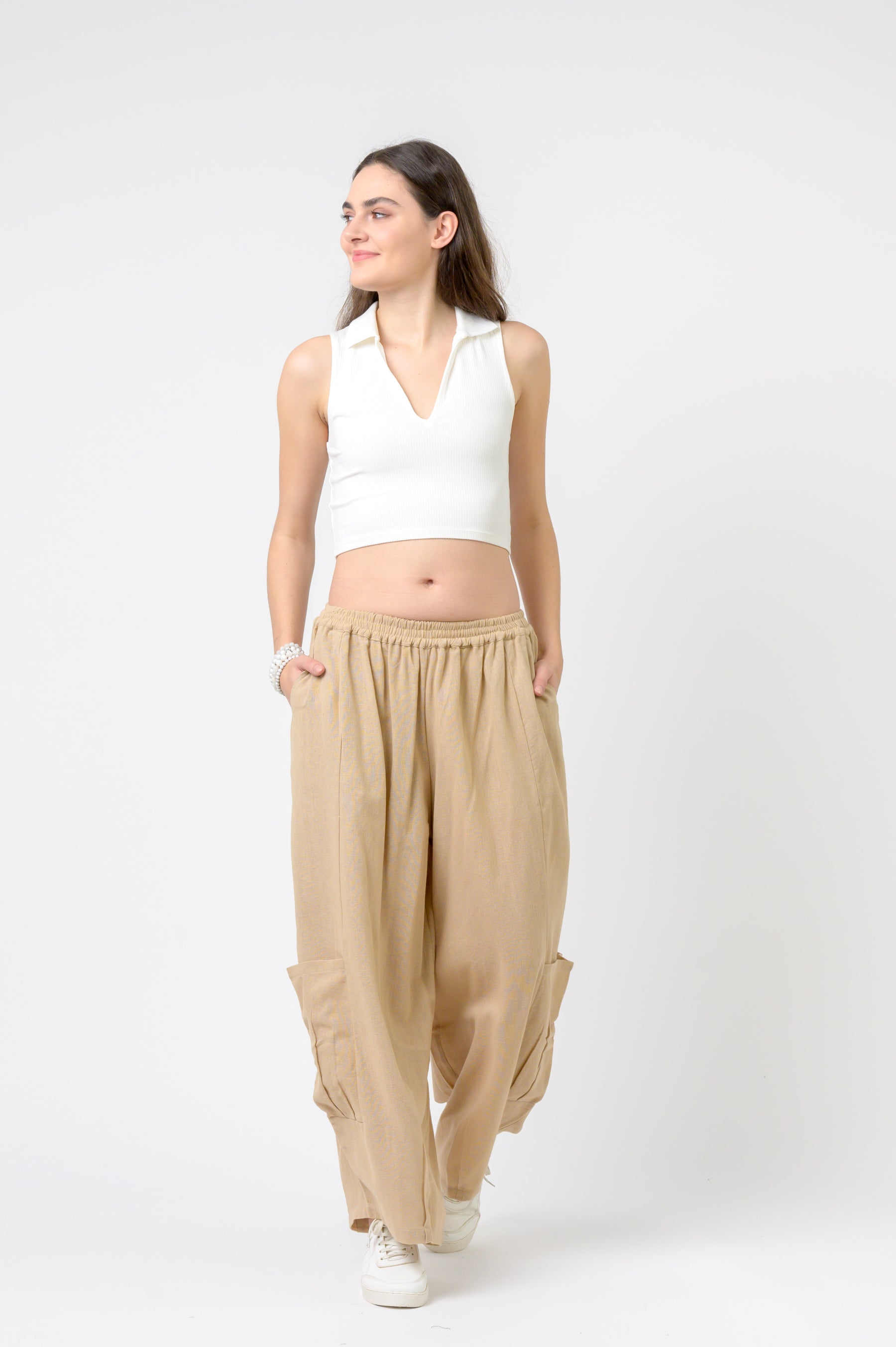Ava Pants - Beige