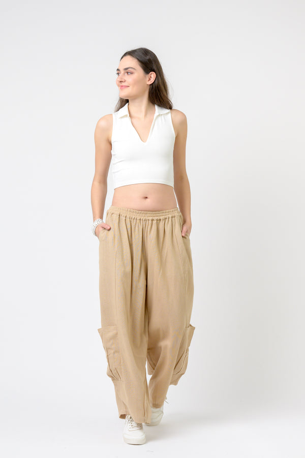Ava Pants - Beige