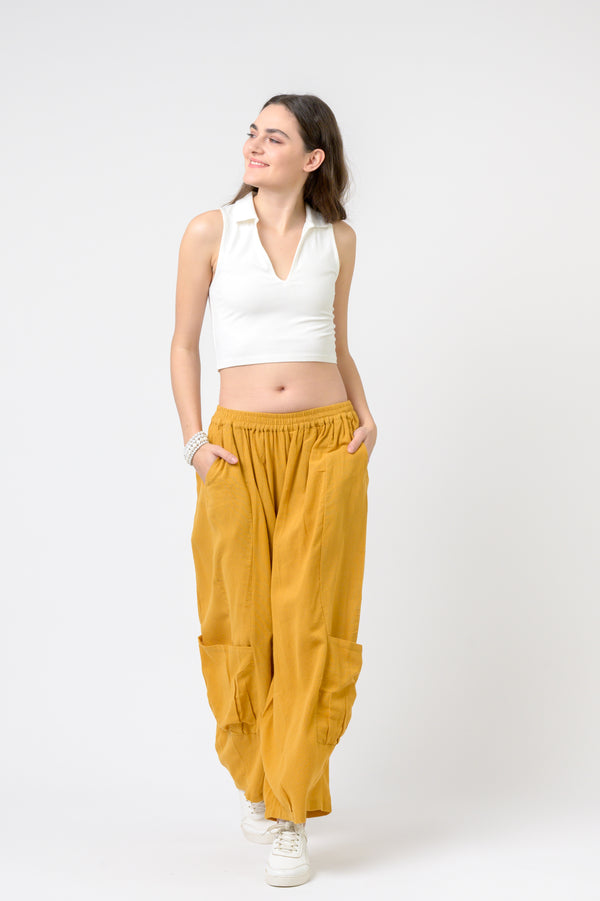 Ava Pants - Mustard