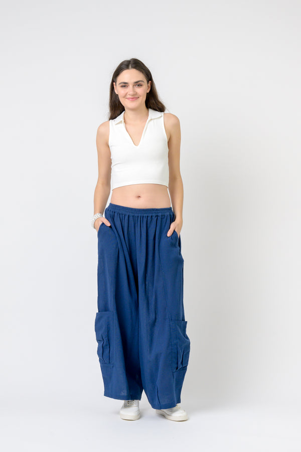 Ava Pants - Denim Blue