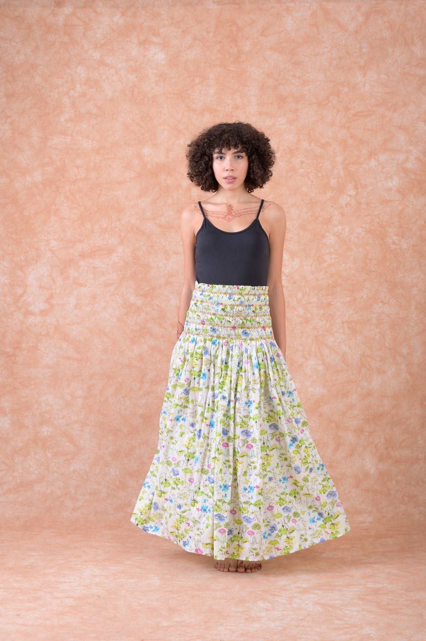 Pattern Print Skirt Rhea Fashion