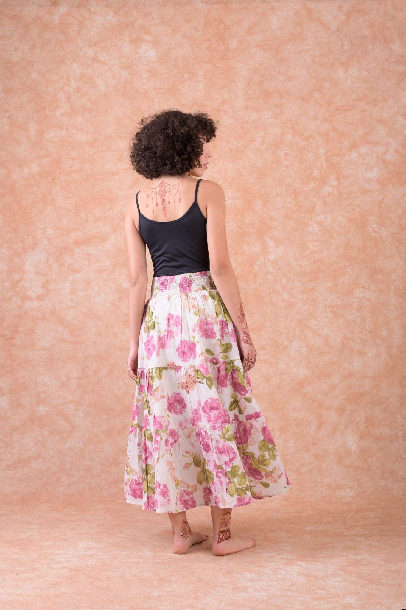 Pattern Print Skirt Rhea Fashion