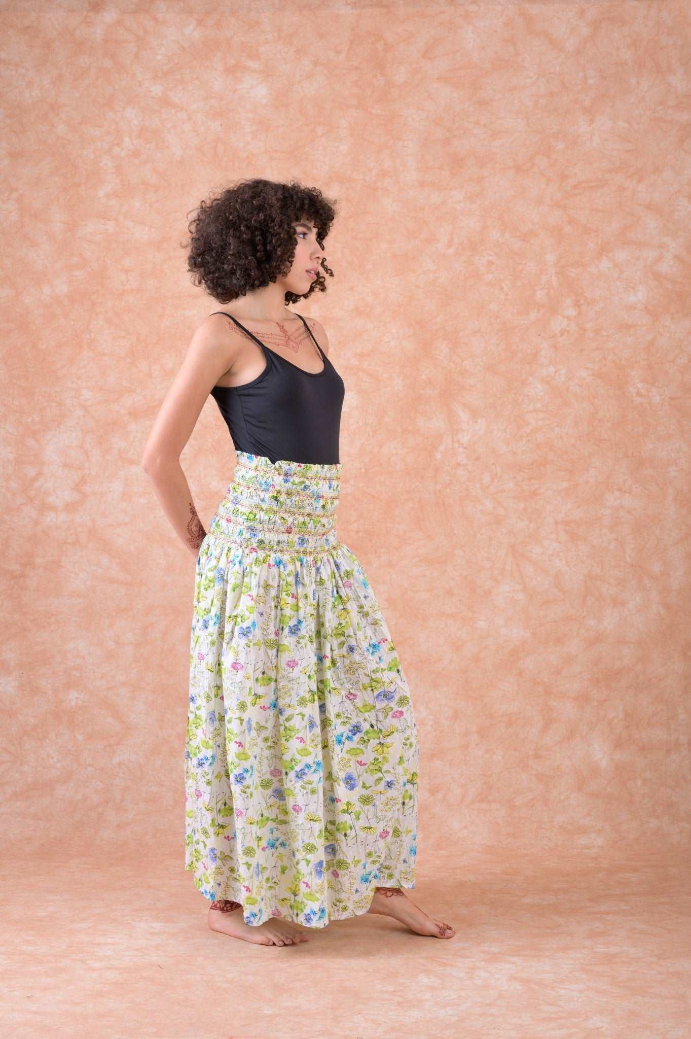 Pattern Print Skirt Rhea Fashion