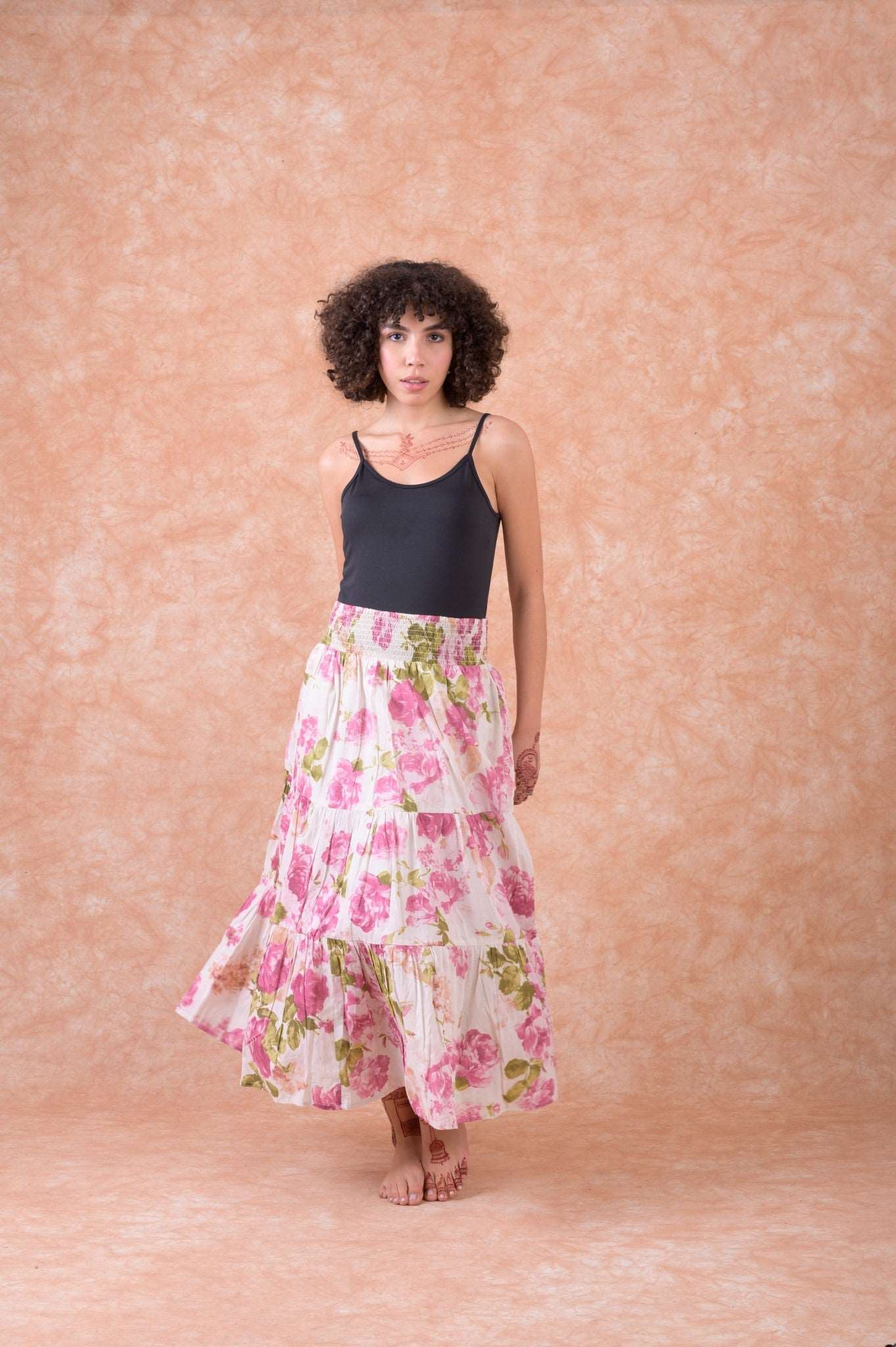 Pattern Print Skirt Rhea Fashion