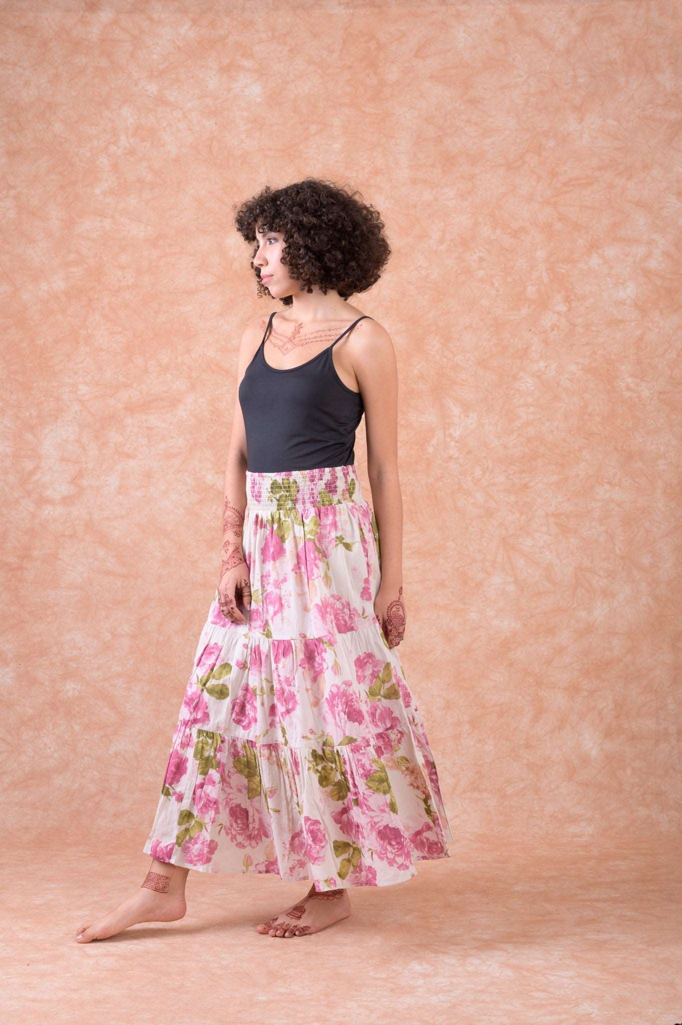 Pattern Print Skirt Rhea Fashion