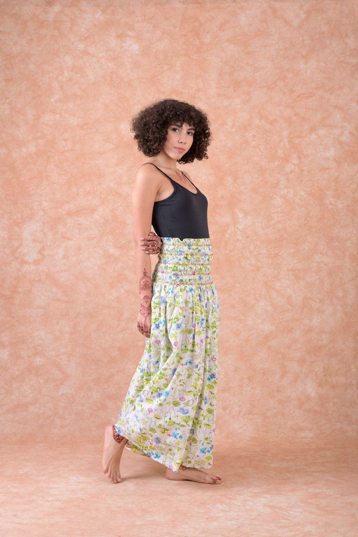 Pattern Print Skirt Rhea Fashion