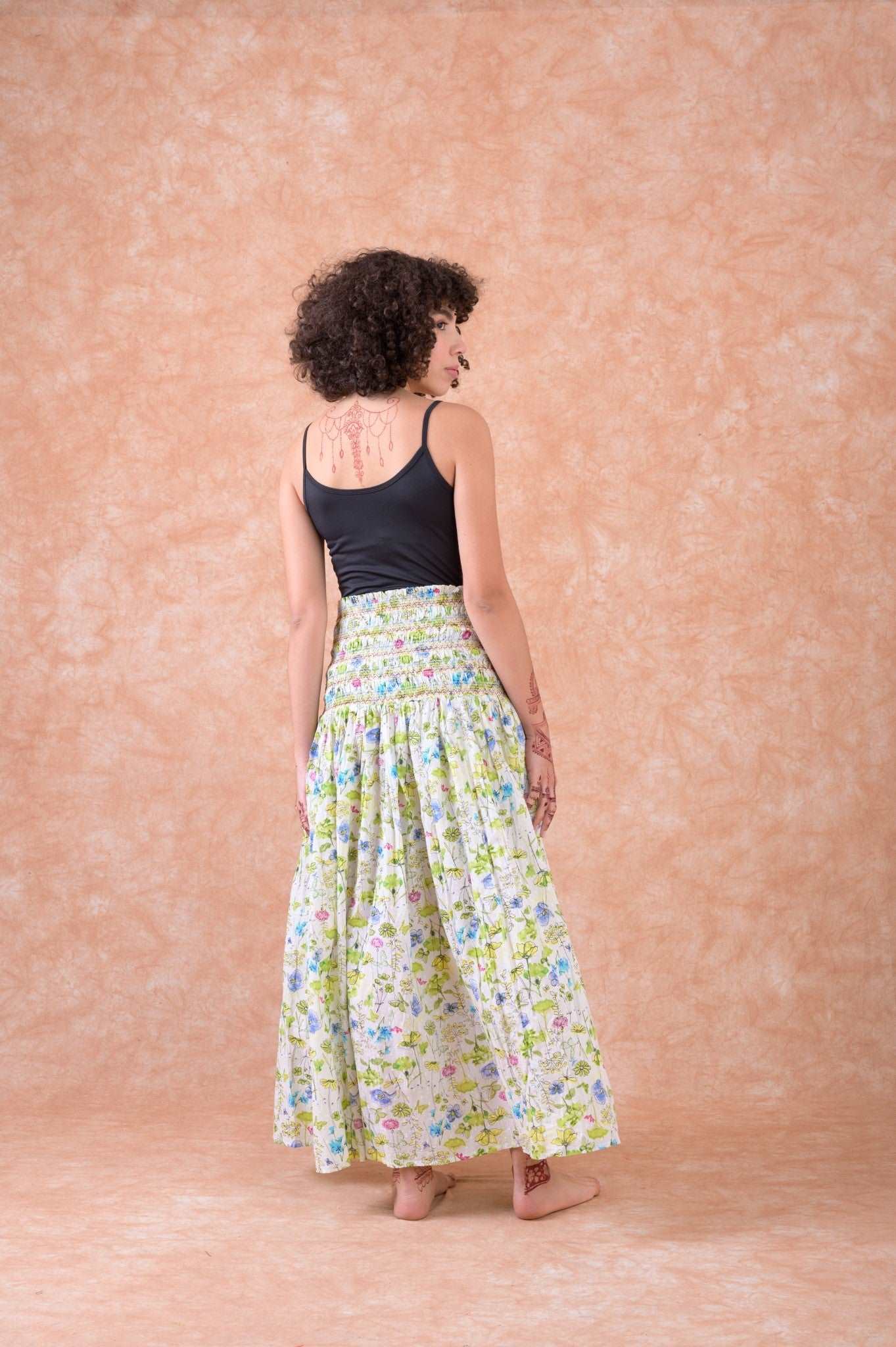 Pattern Print Skirt Rhea Fashion