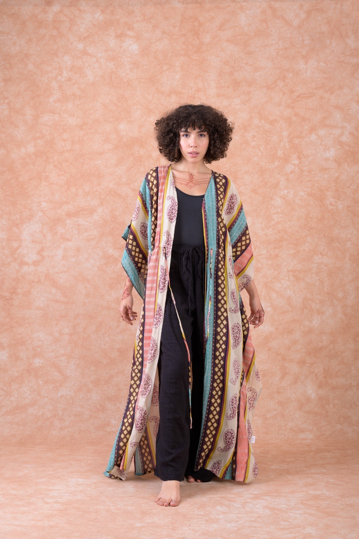 Rhea Fortune Long Kaftan