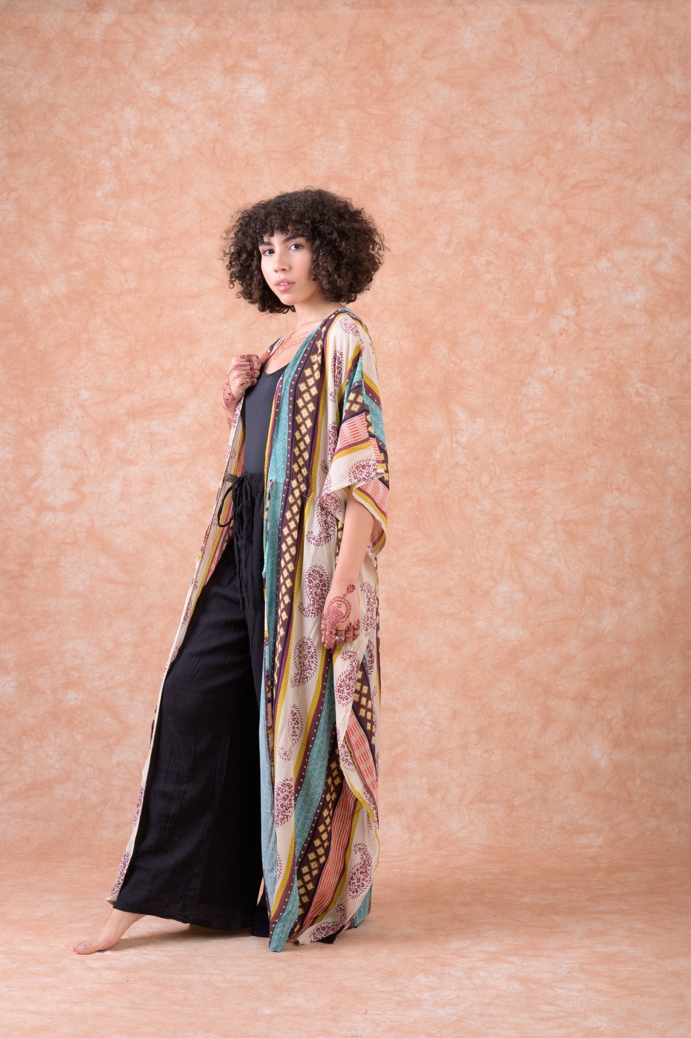 Rhea Fortune Long Kaftan