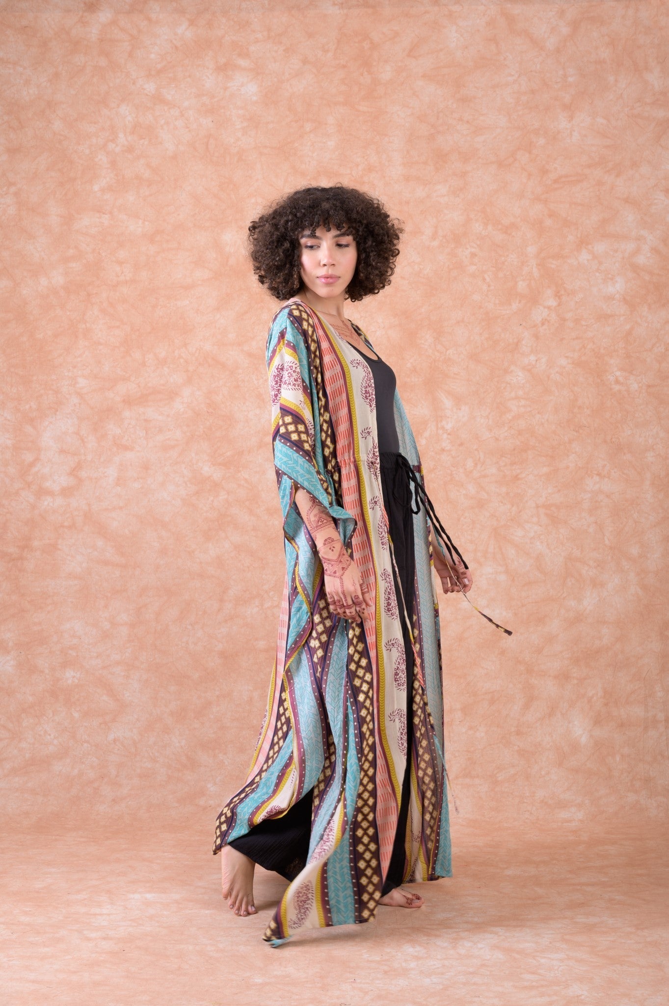 Rhea Fortune Long Kaftan