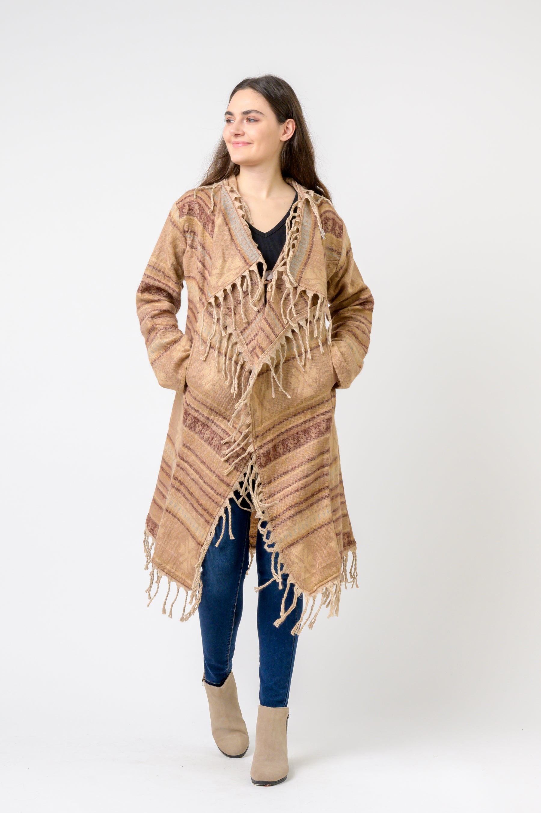 Nepali Plain Jhalar Robe - Assorted