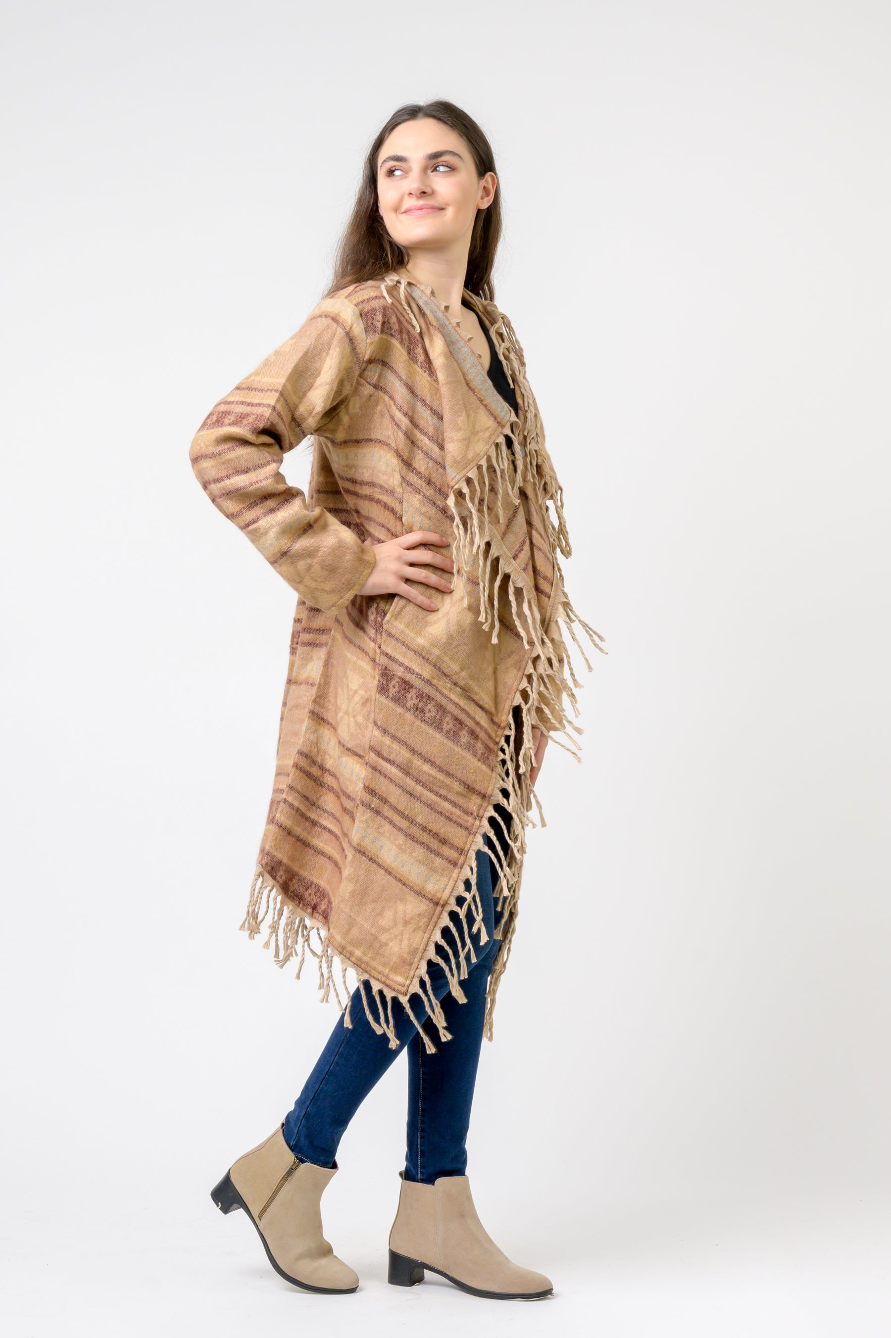 Nepali Plain Jhalar Robe - Assorted