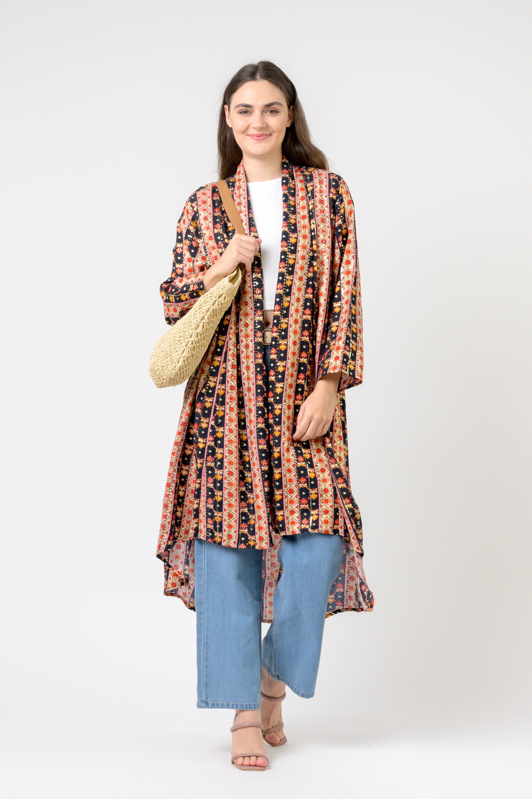 Banded Fashion Duster