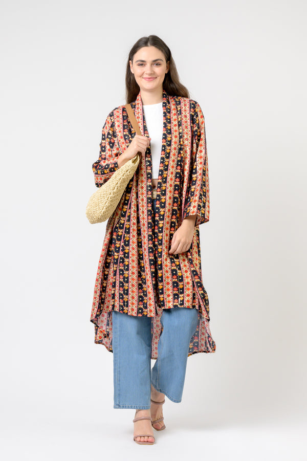 Banded Fashion Duster