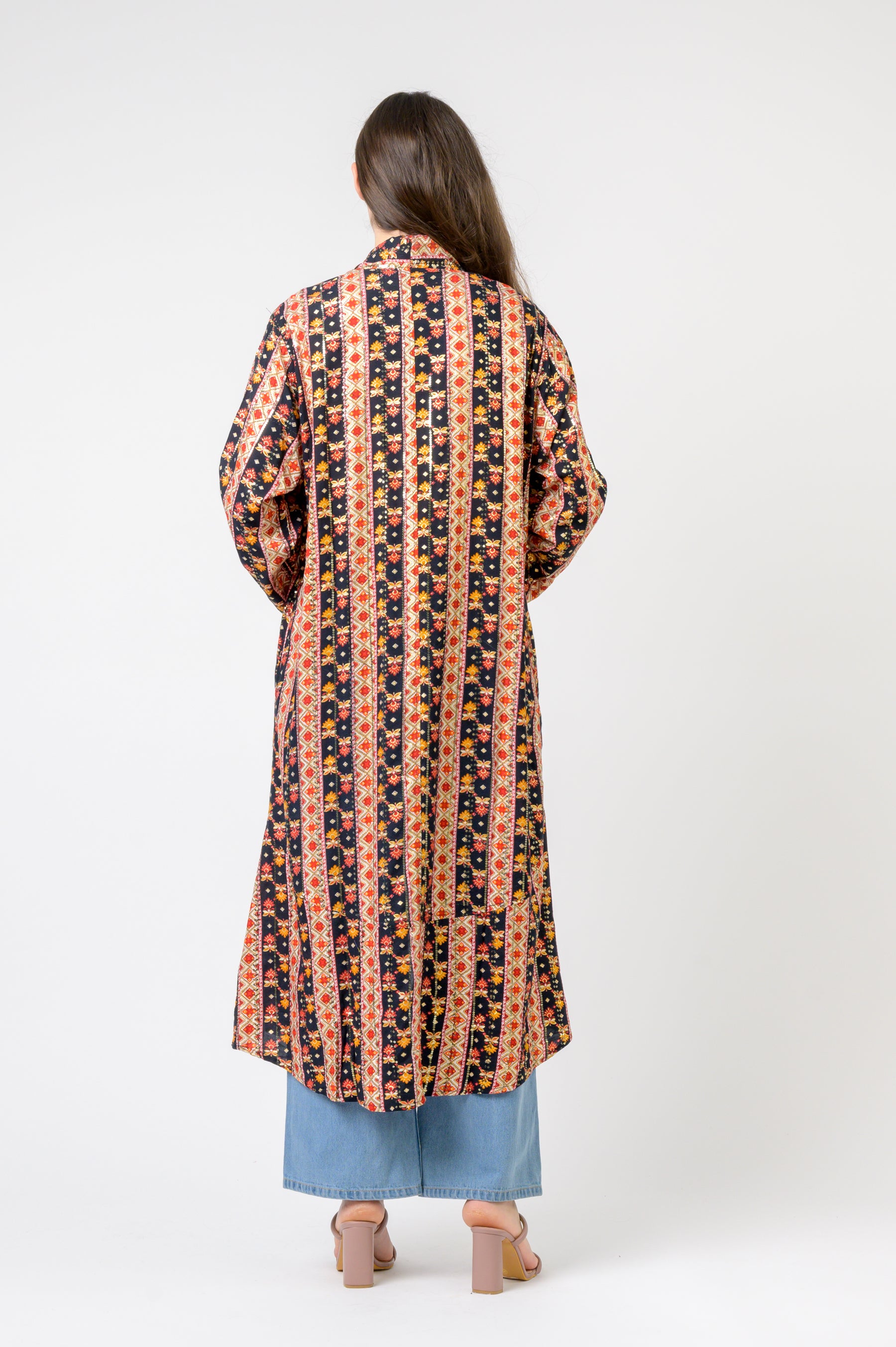 Banded Fashion Duster