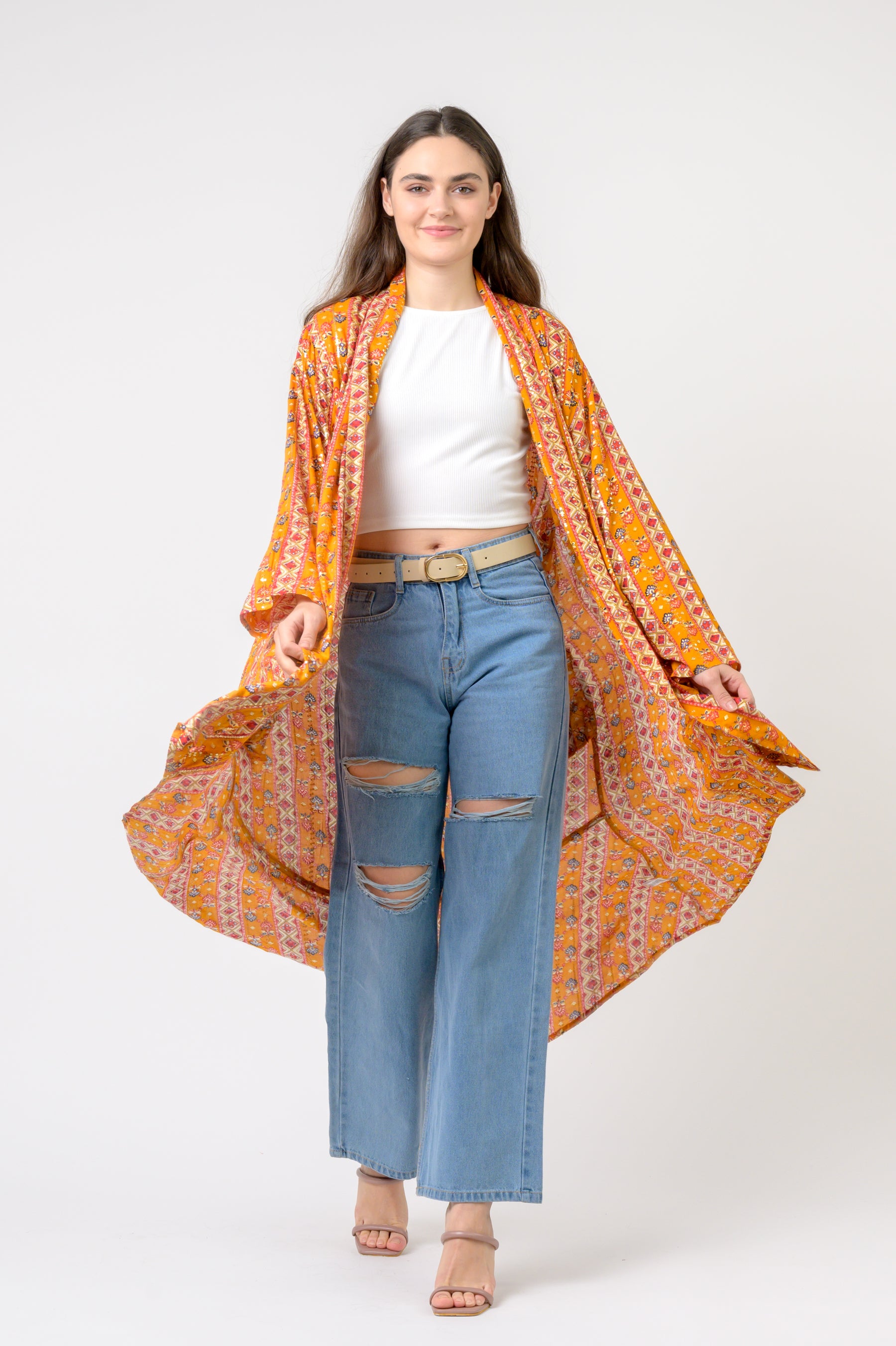 Banded Fashion Duster