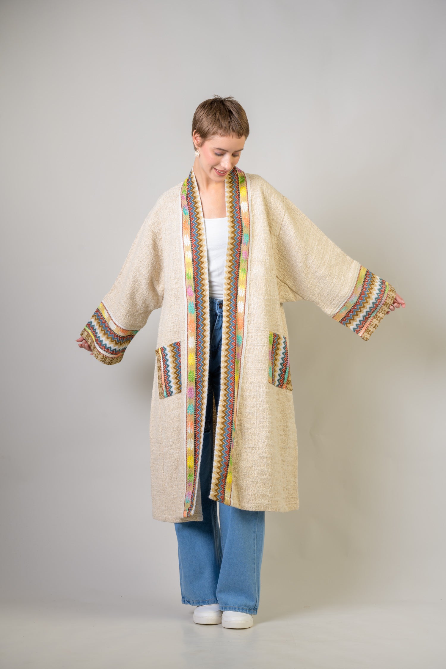 Oversized Duster - Natural