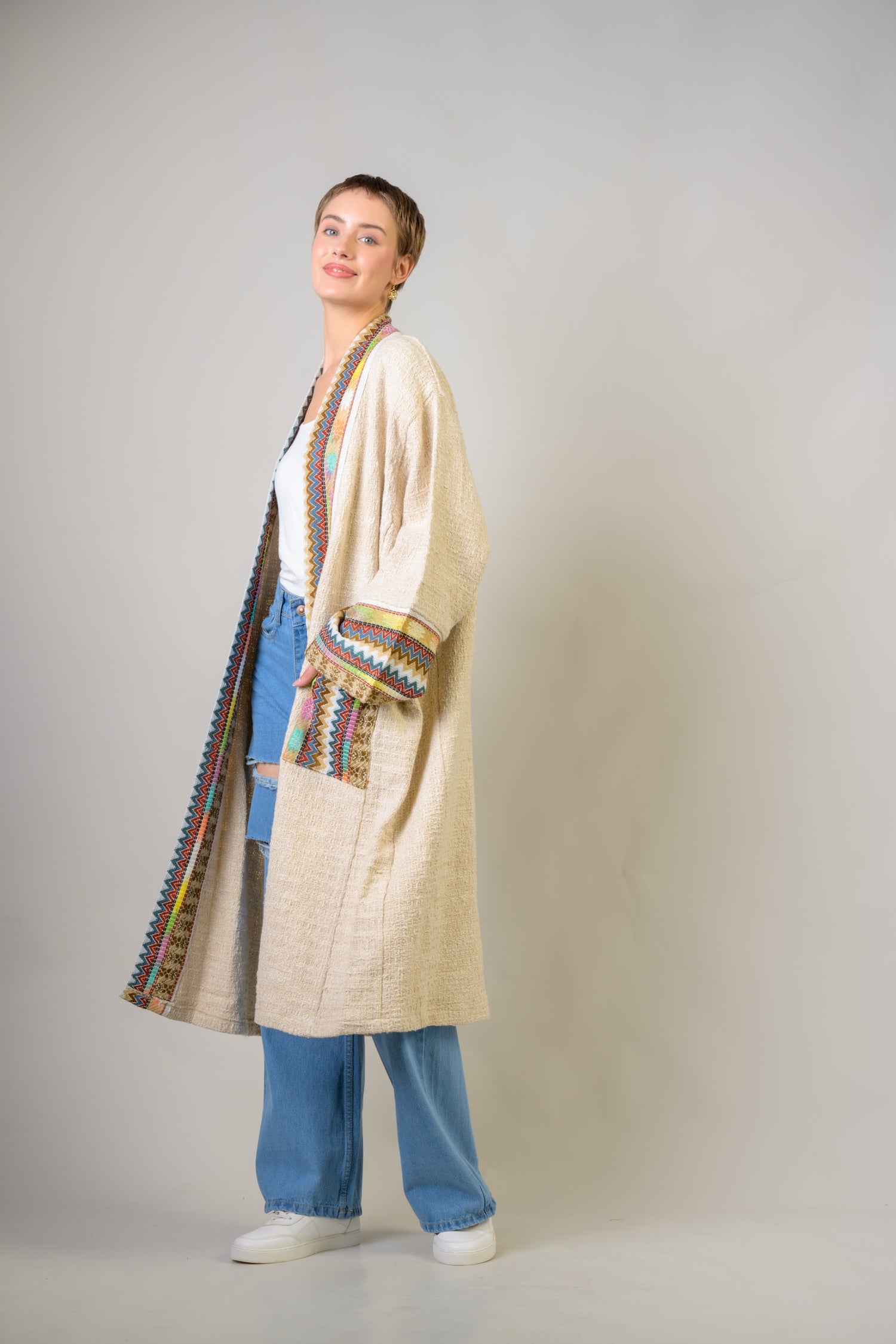 Oversized Duster - Natural