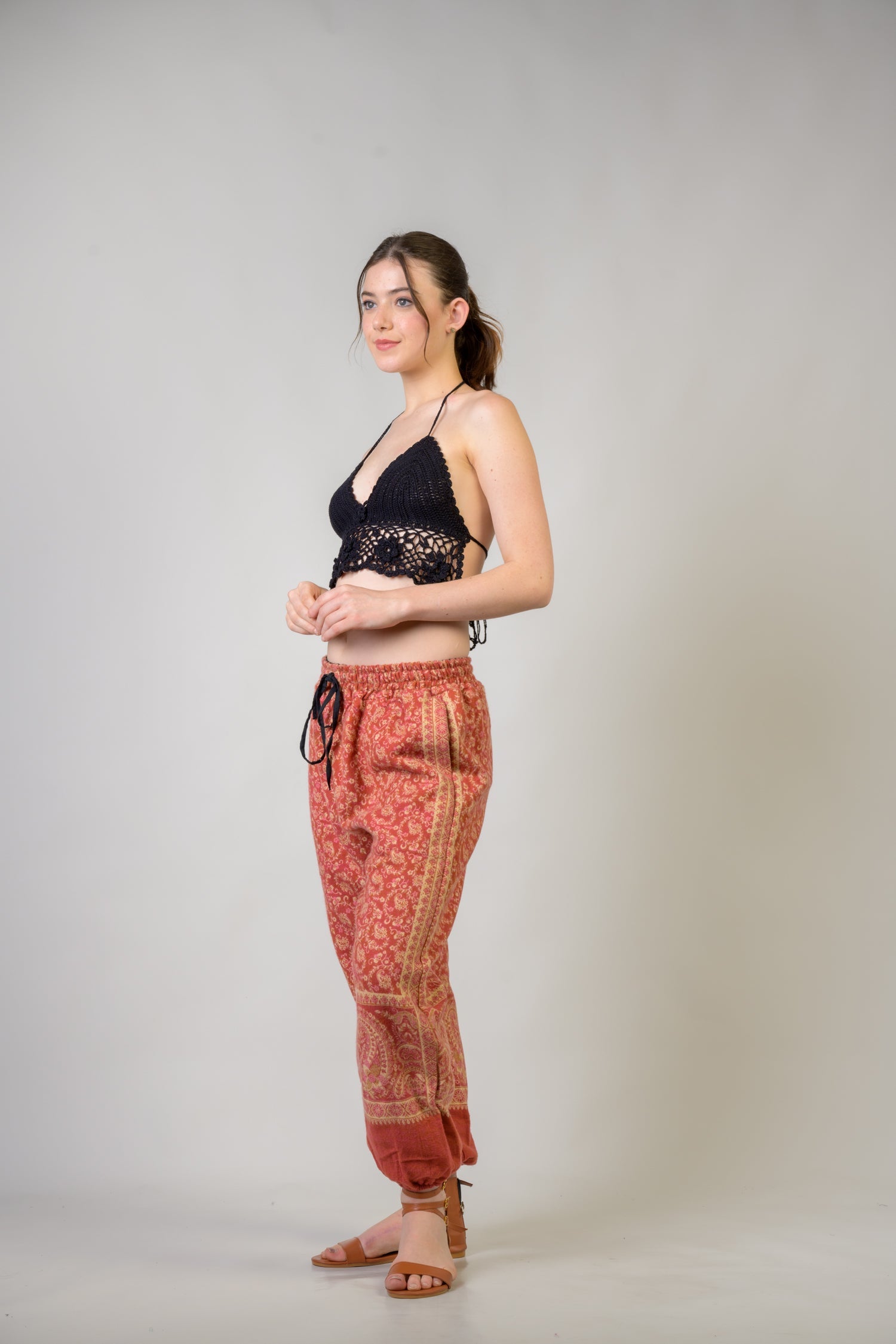 Rhea Playful Paisley Pants