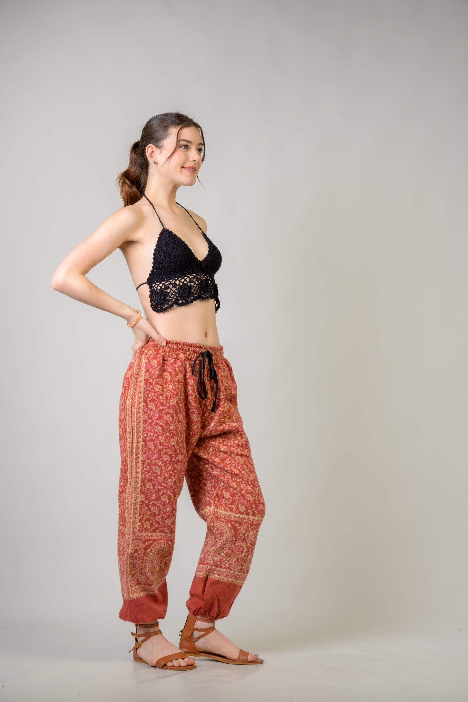 Rhea Playful Paisley Pants