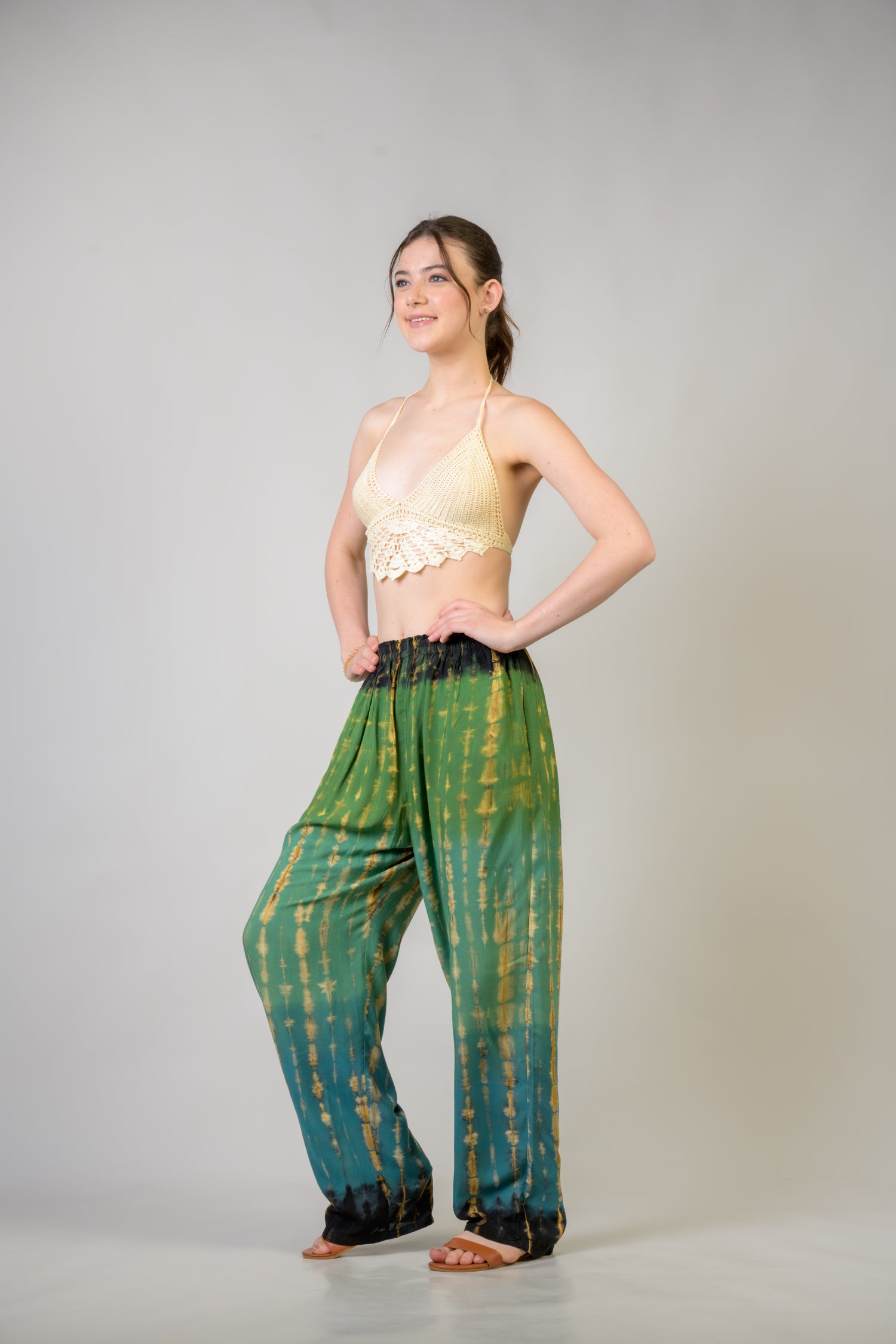 Rhea Color Pattern Pants