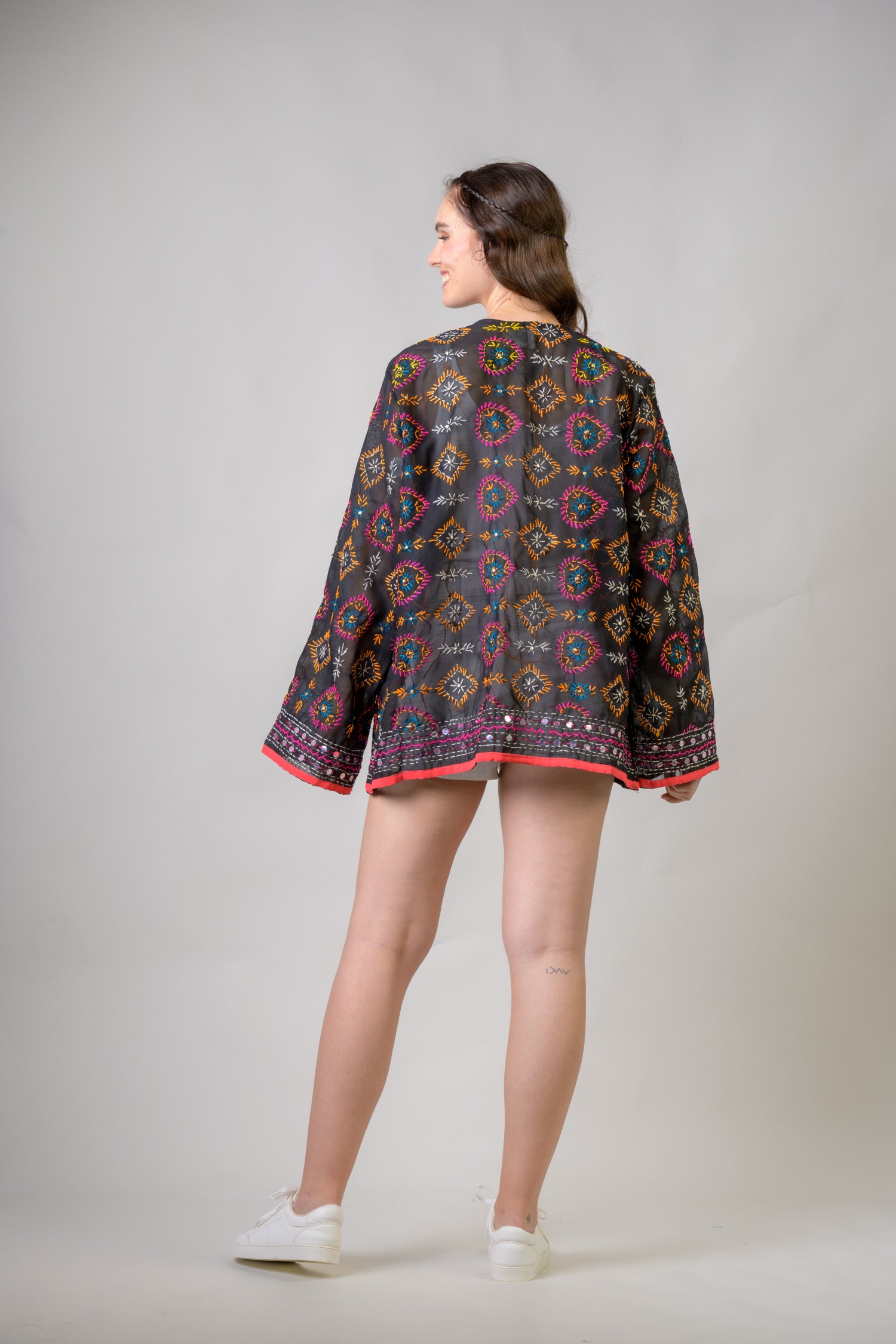 Flower Paisley Embroidered Jacket