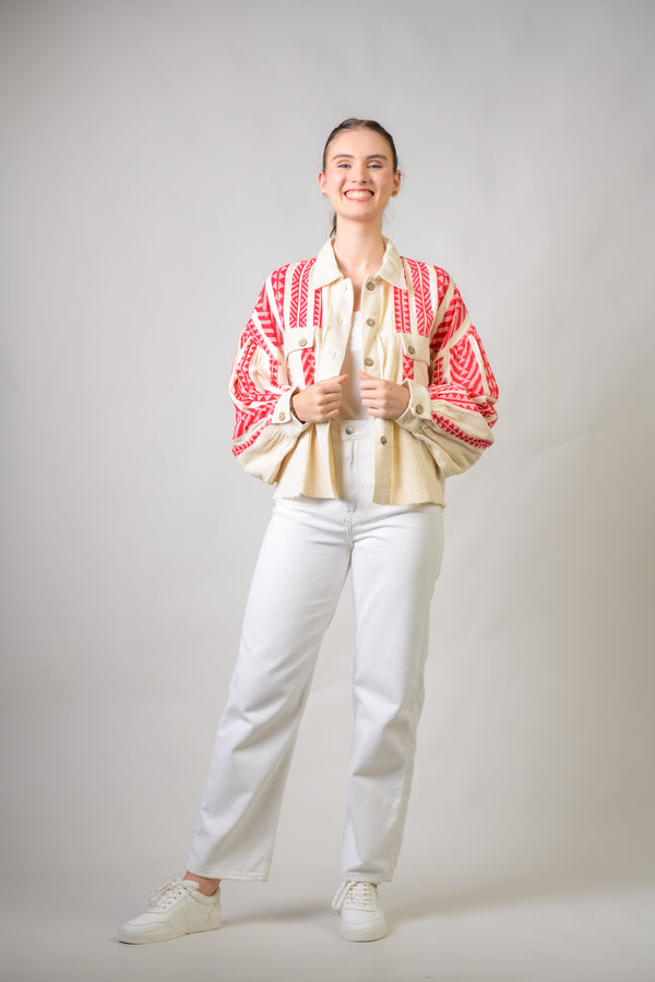 Rhea Hannah Crop Jacket