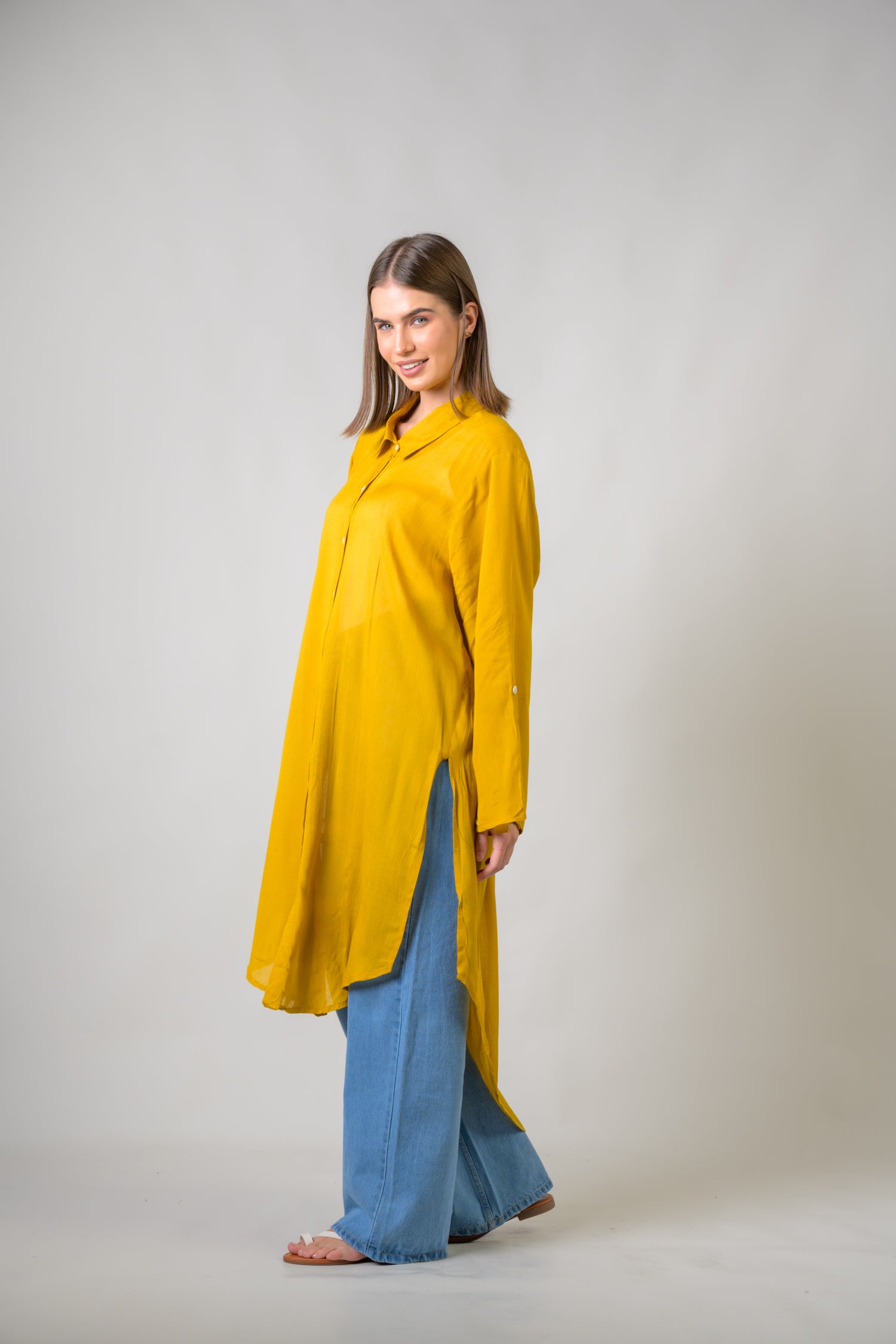 Rhea Long Collar Shirt