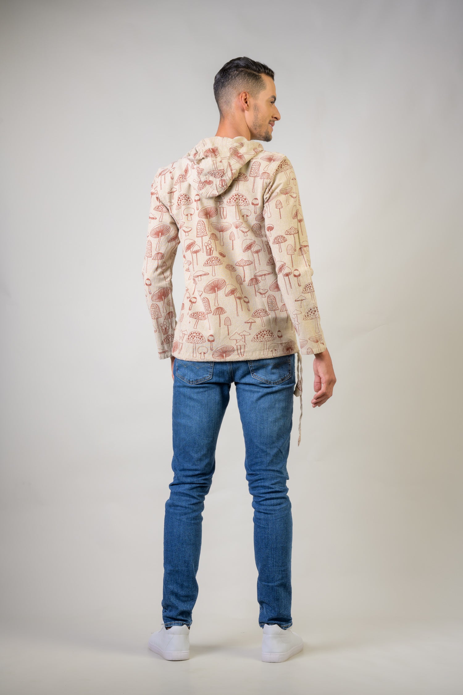 Rhea Mushroom Print Style Hoodie