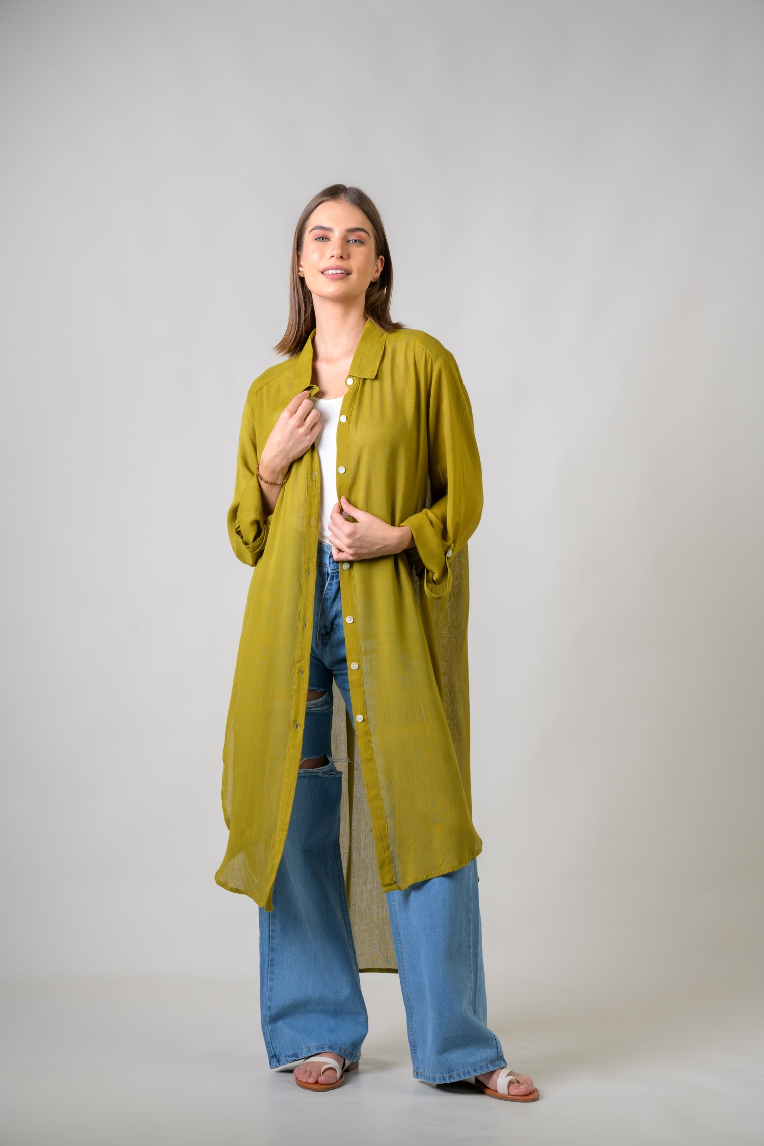 Rhea Long Collar Shirt