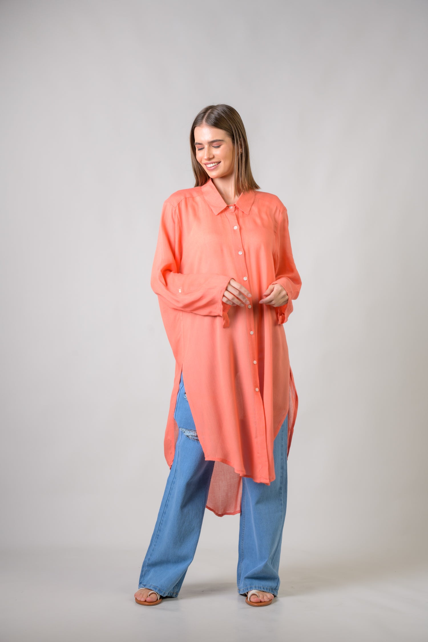 Rhea Long Collar Shirt