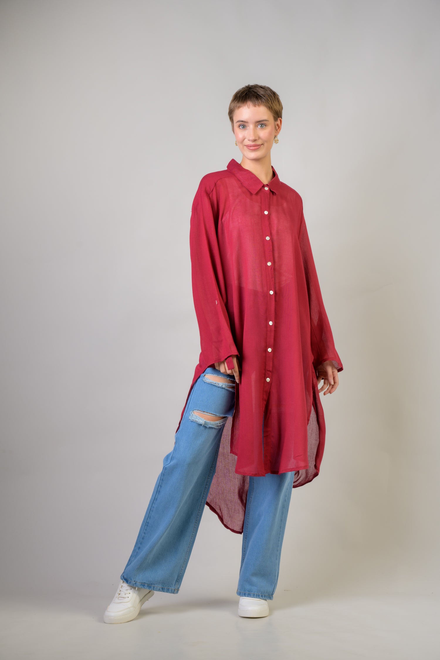 Rhea Long Collar Shirt