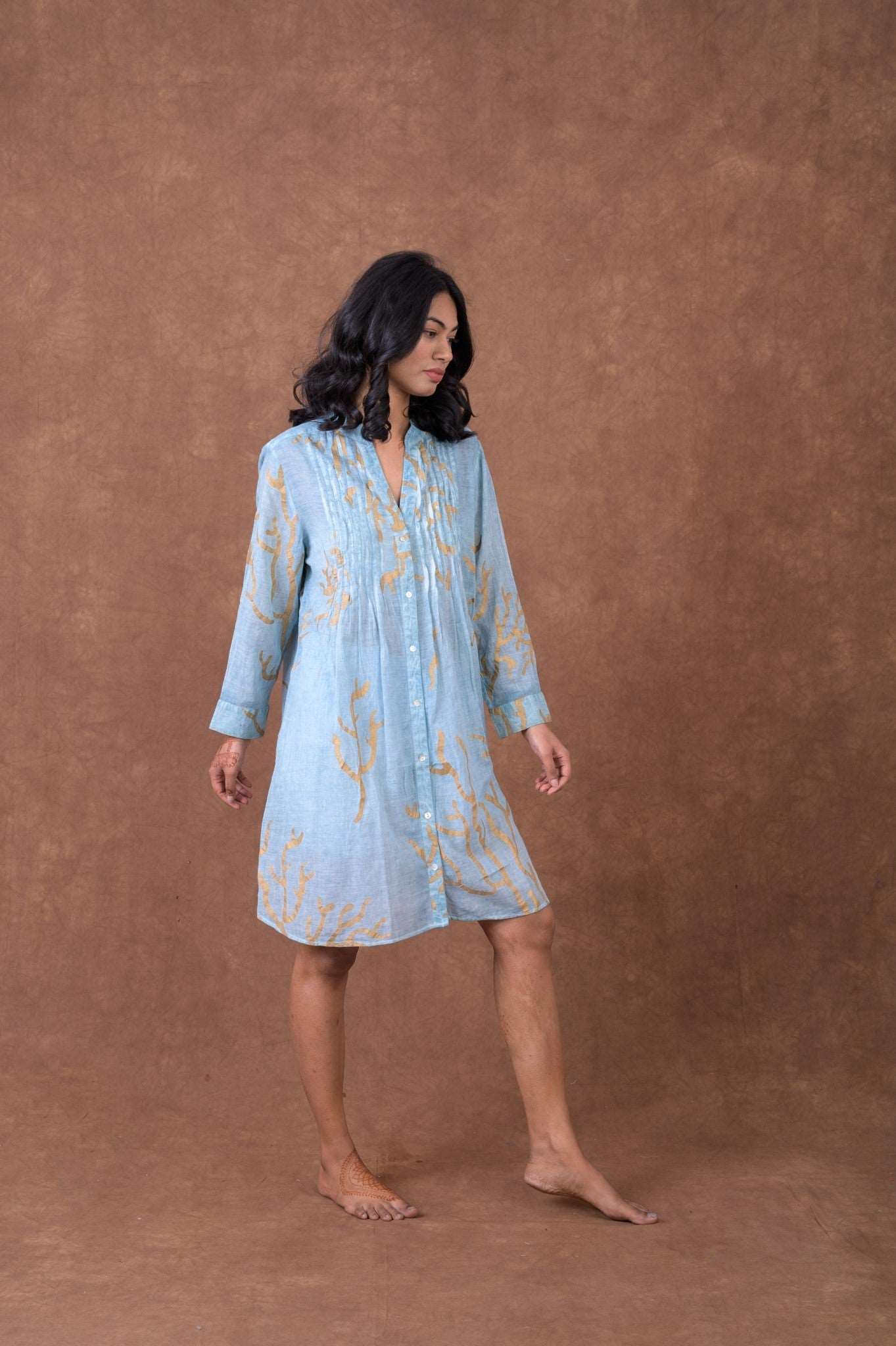 Rhea Block Print Dress Rhea Fashion