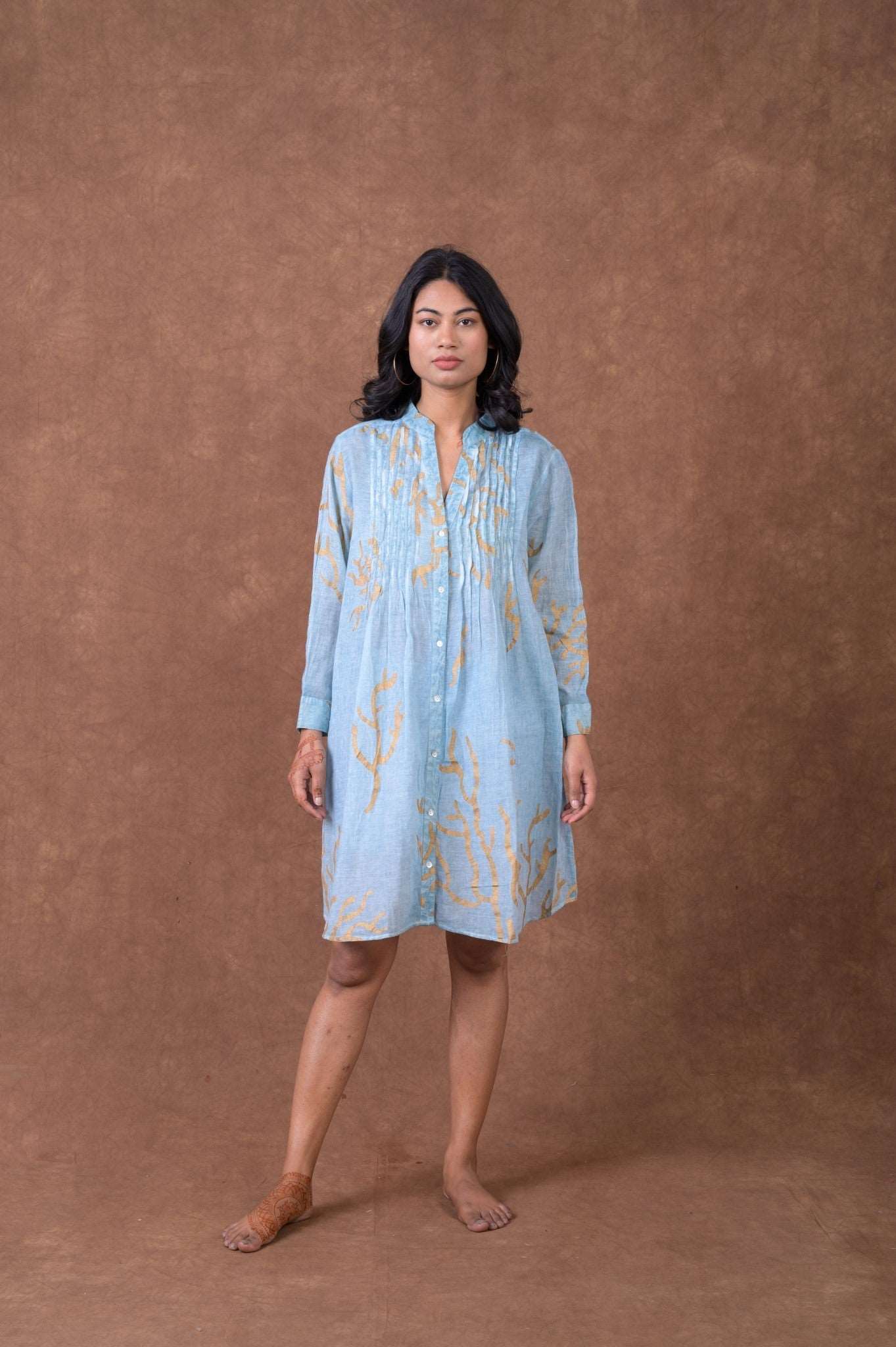 Rhea Block Print Dress Rhea Fashion