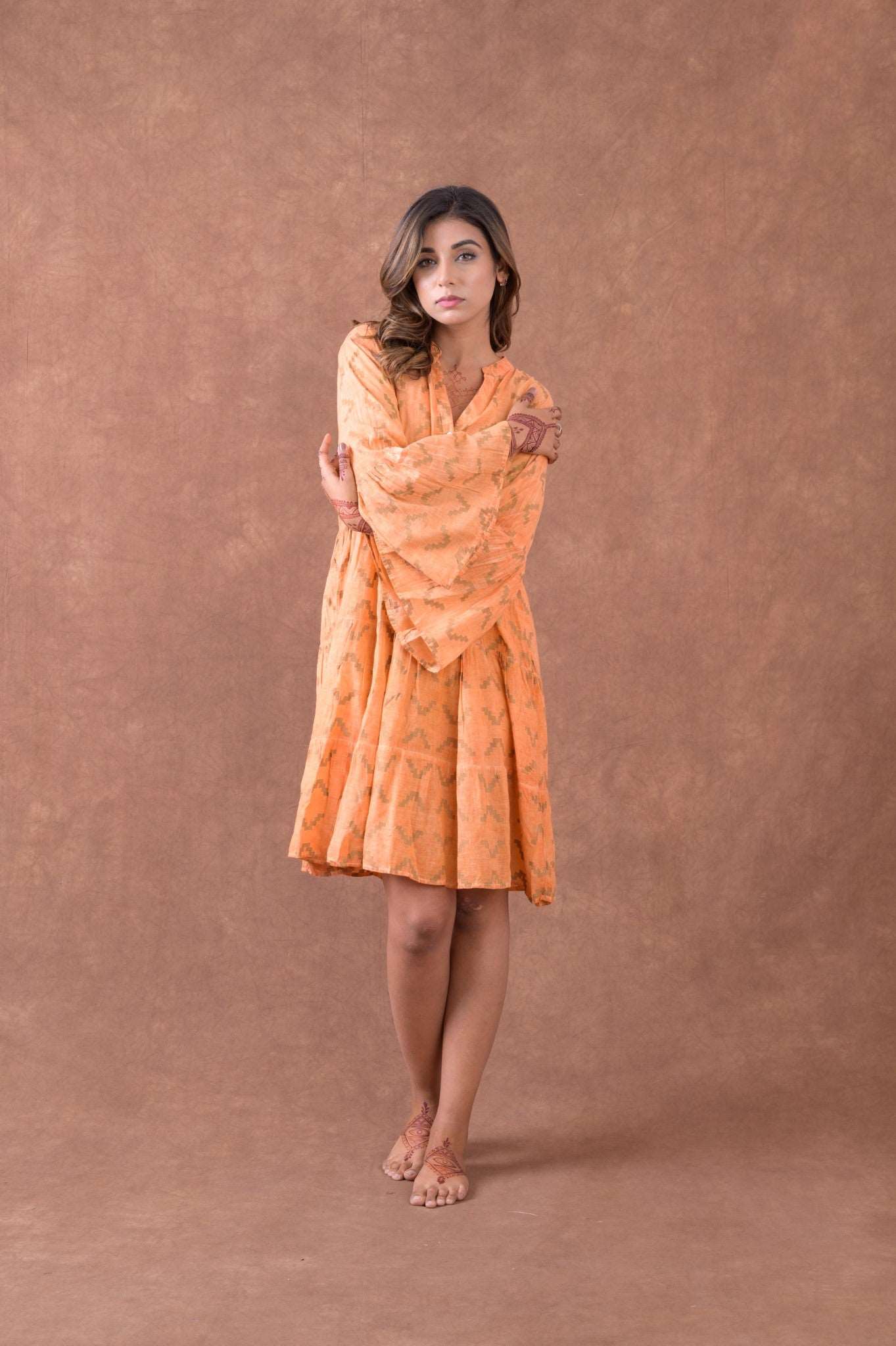 Rhea Block Print Dress