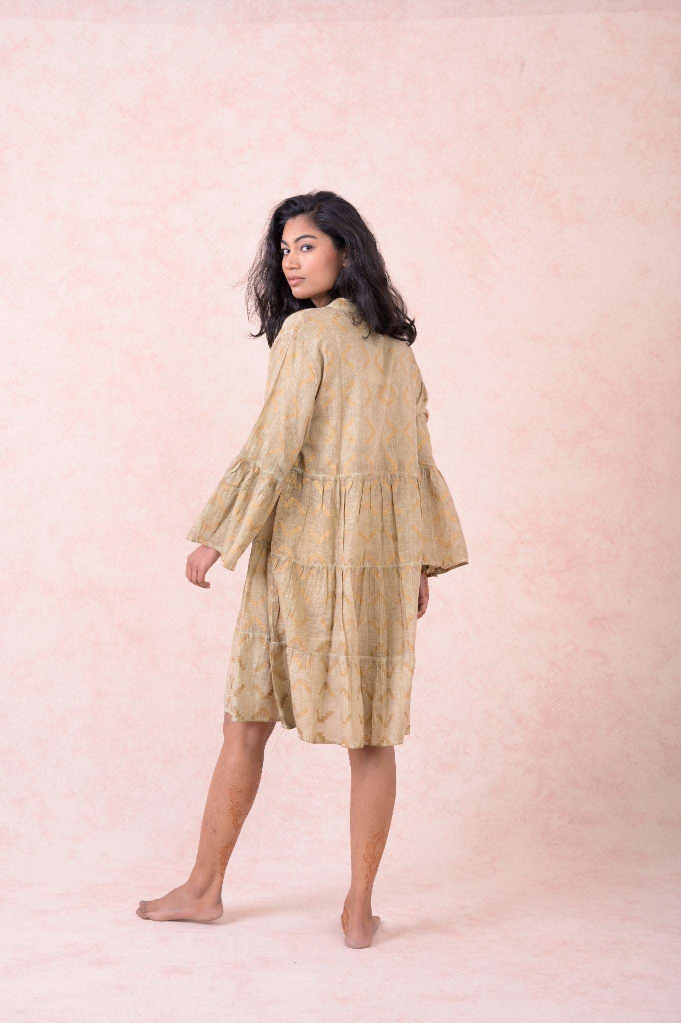 Rhea Block Print Dress