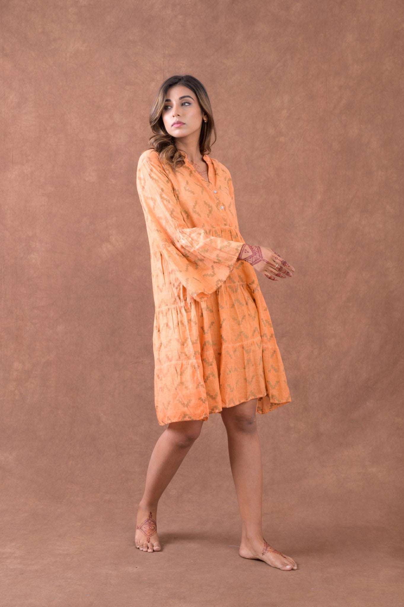 Rhea Block Print Dress