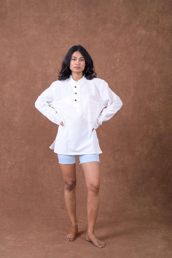 Rhea Buttons & Pocket Top Rhea Fashion