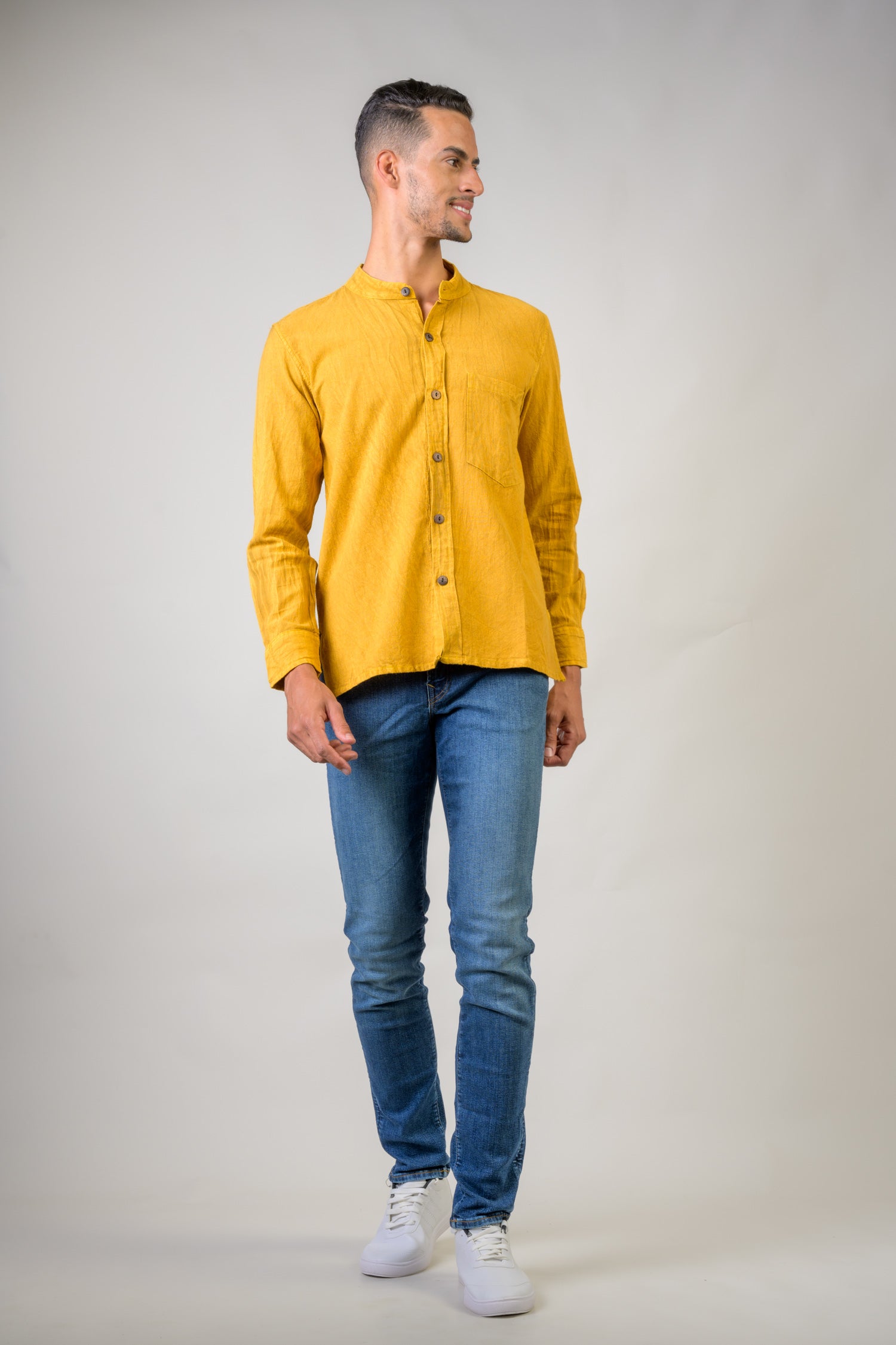 Rhea Cotton Pocket Shirt