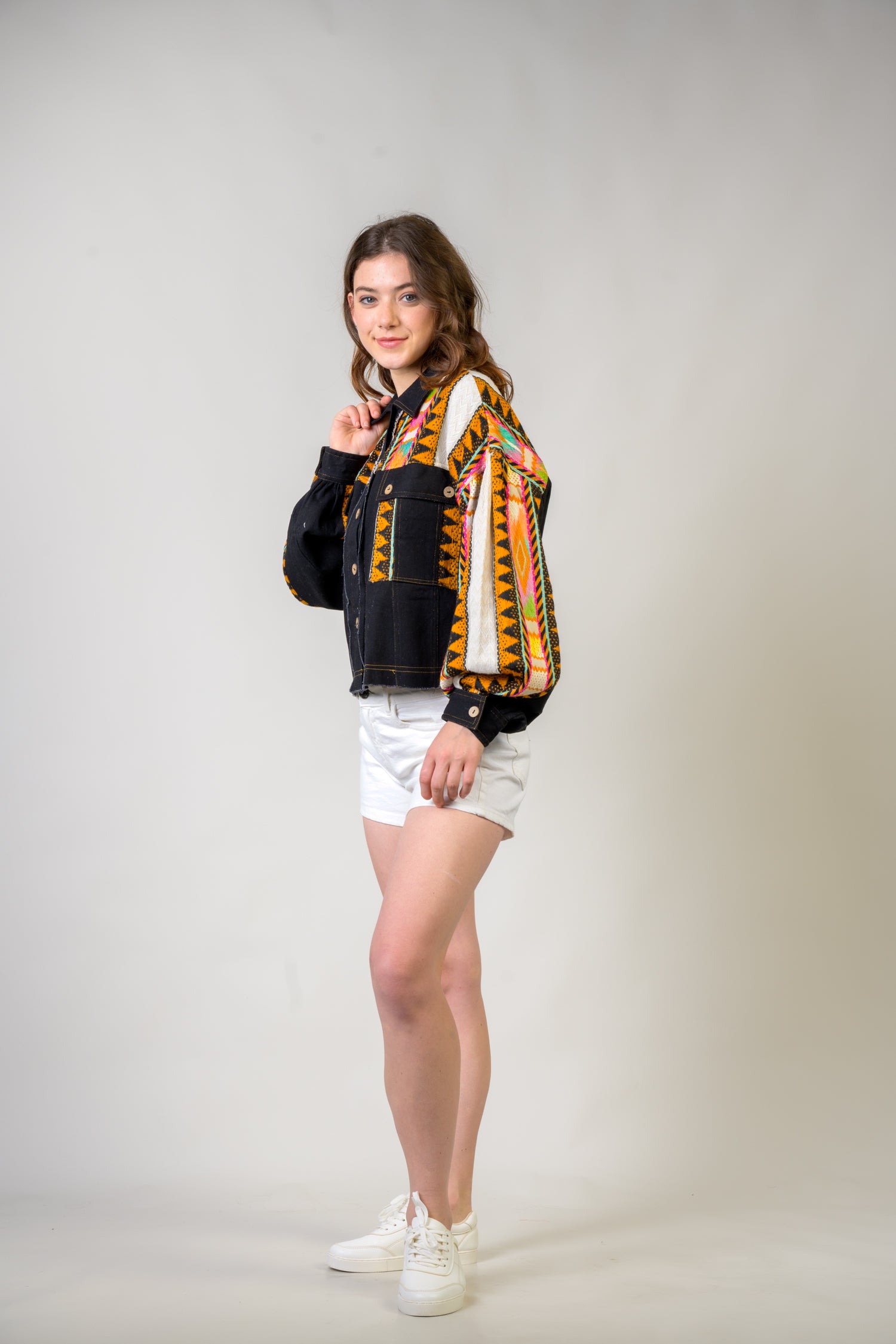 Rhea Hannah Crop Jacket