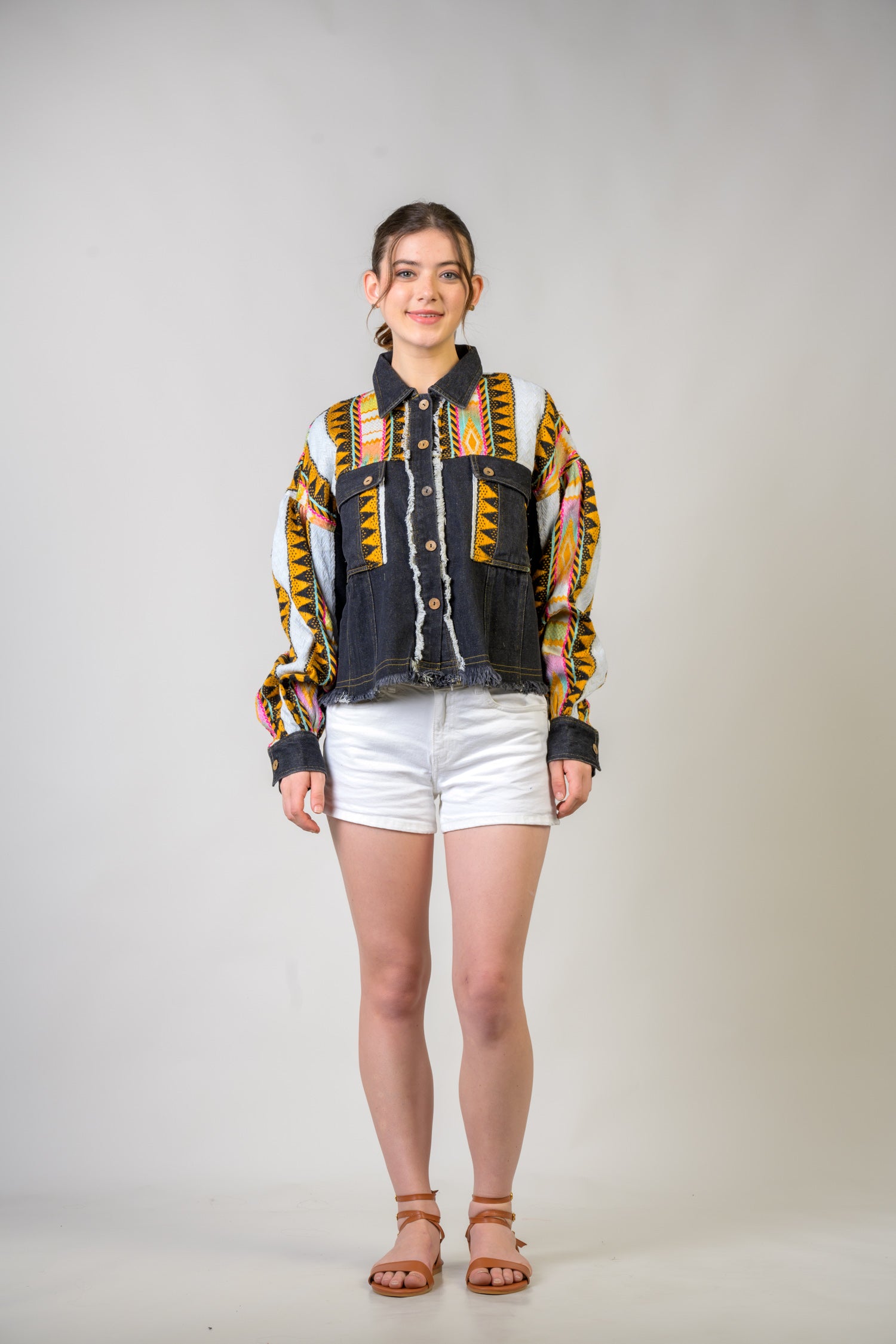 Rhea Hannah Crop Jacket