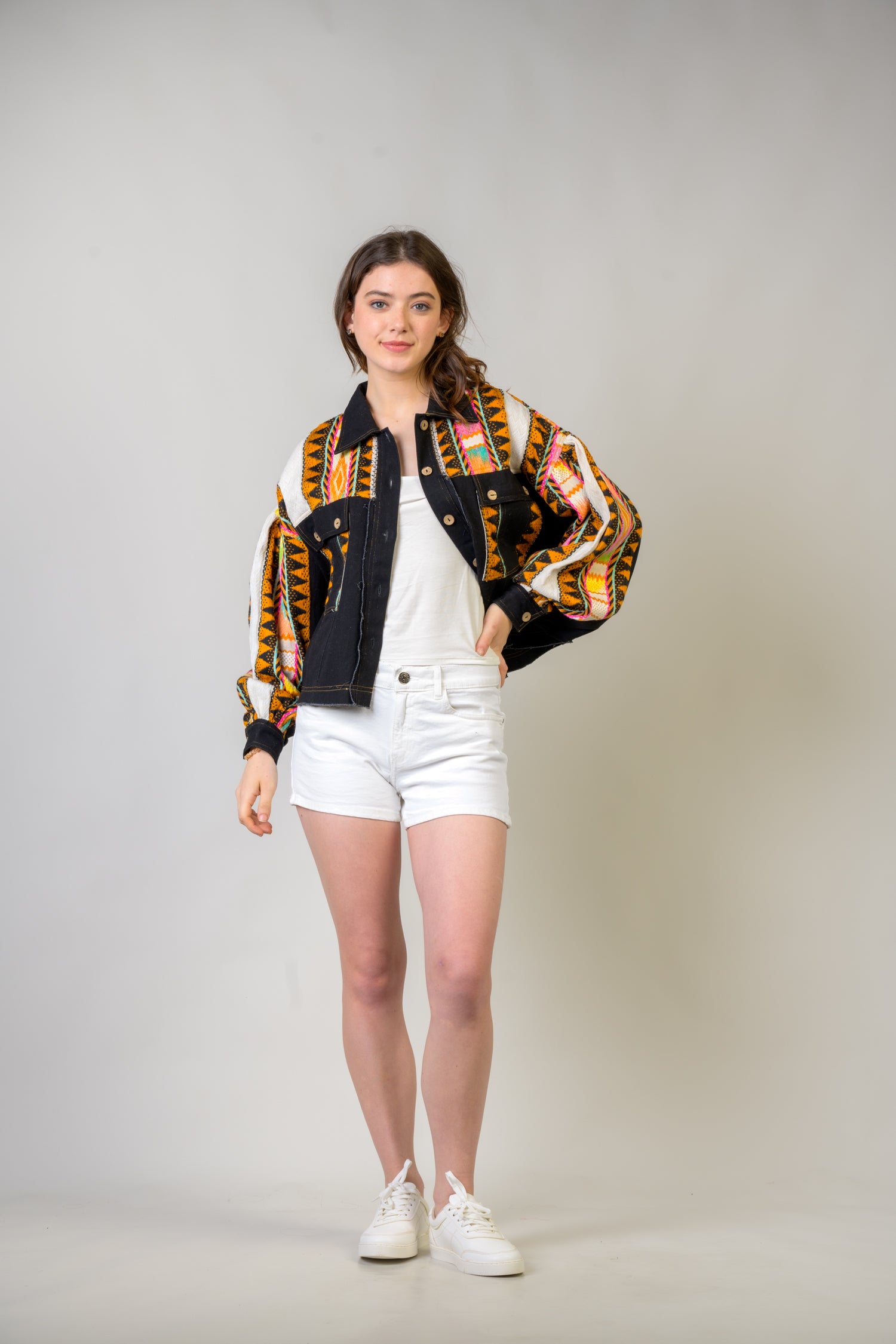 Rhea Hannah Crop Jacket