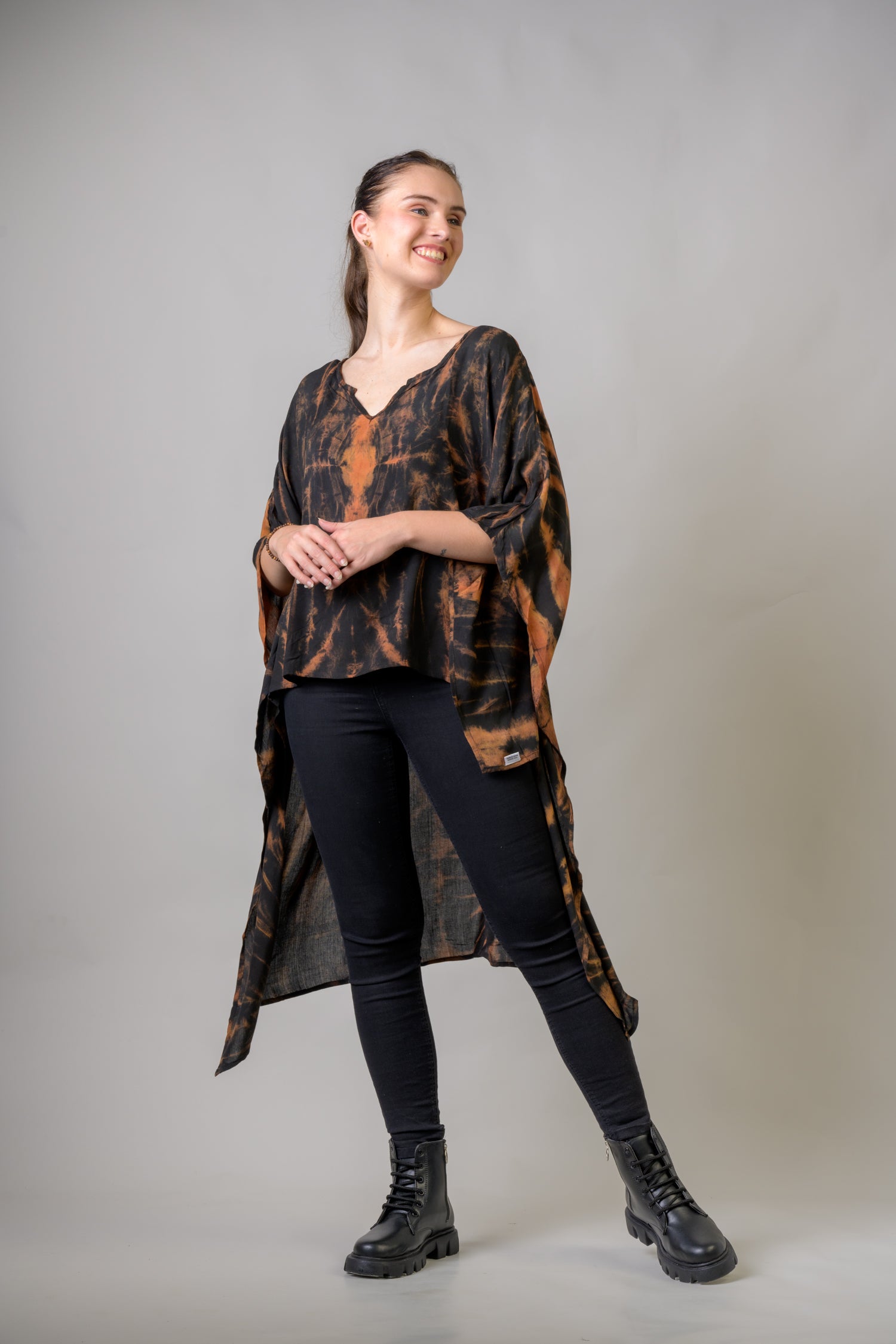 Rhea Jumble Pattern Kaftan