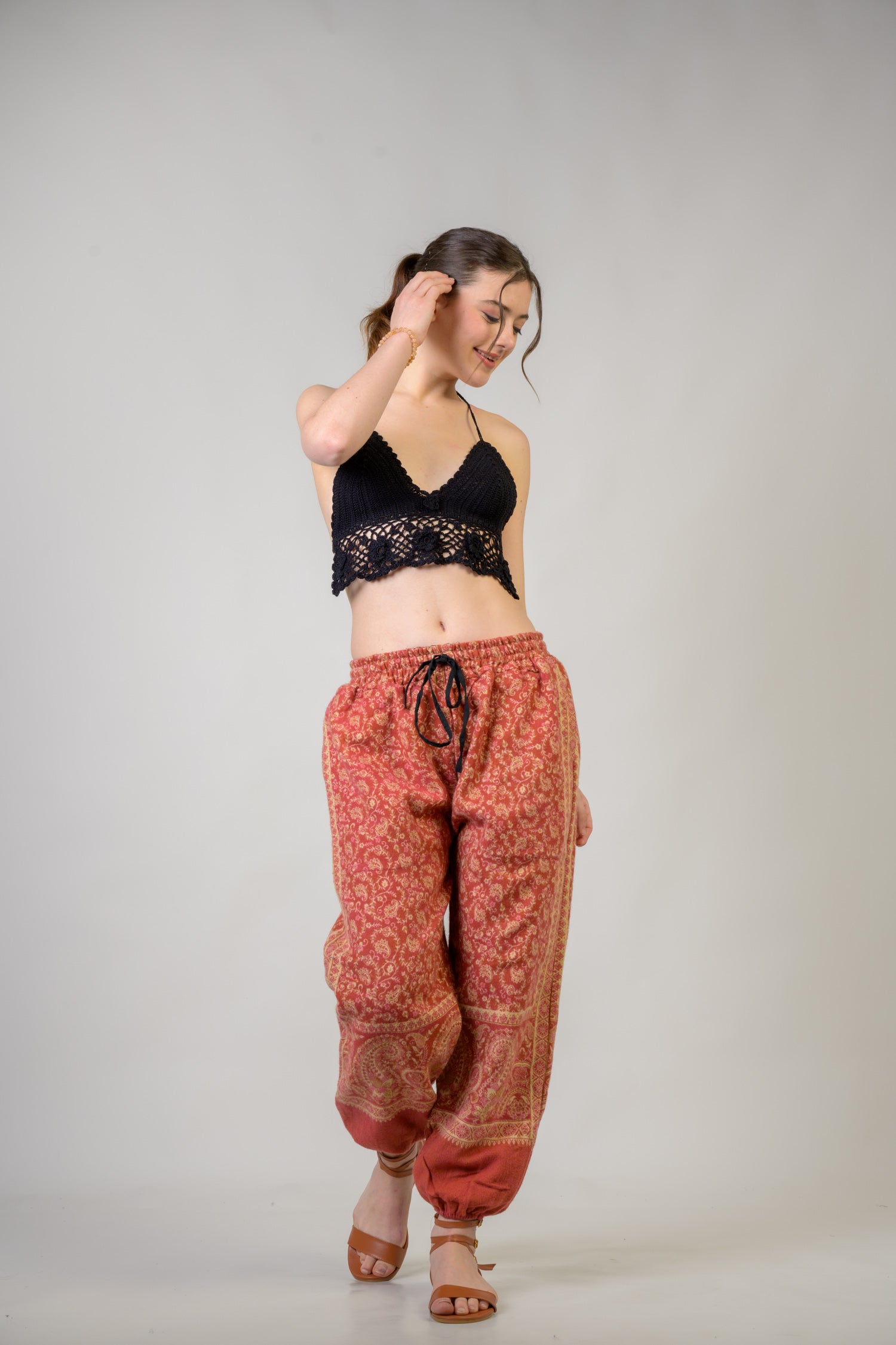 Rhea Playful Paisley Pants