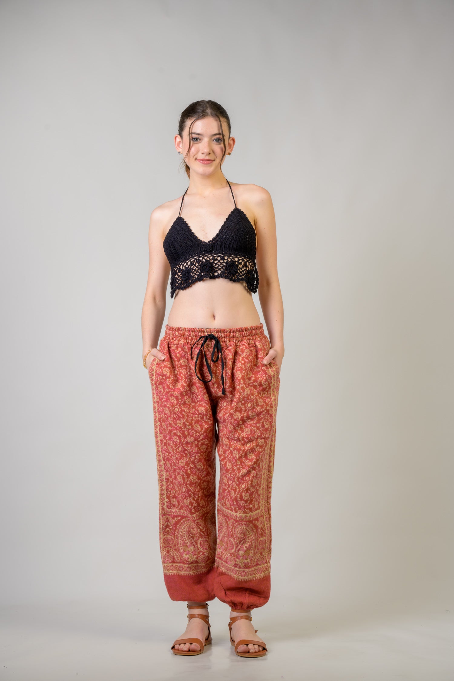 Rhea Playful Paisley Pants