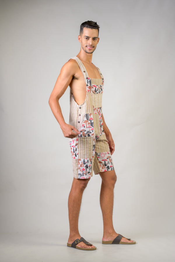 Stripe and Mushroom Short Jumper