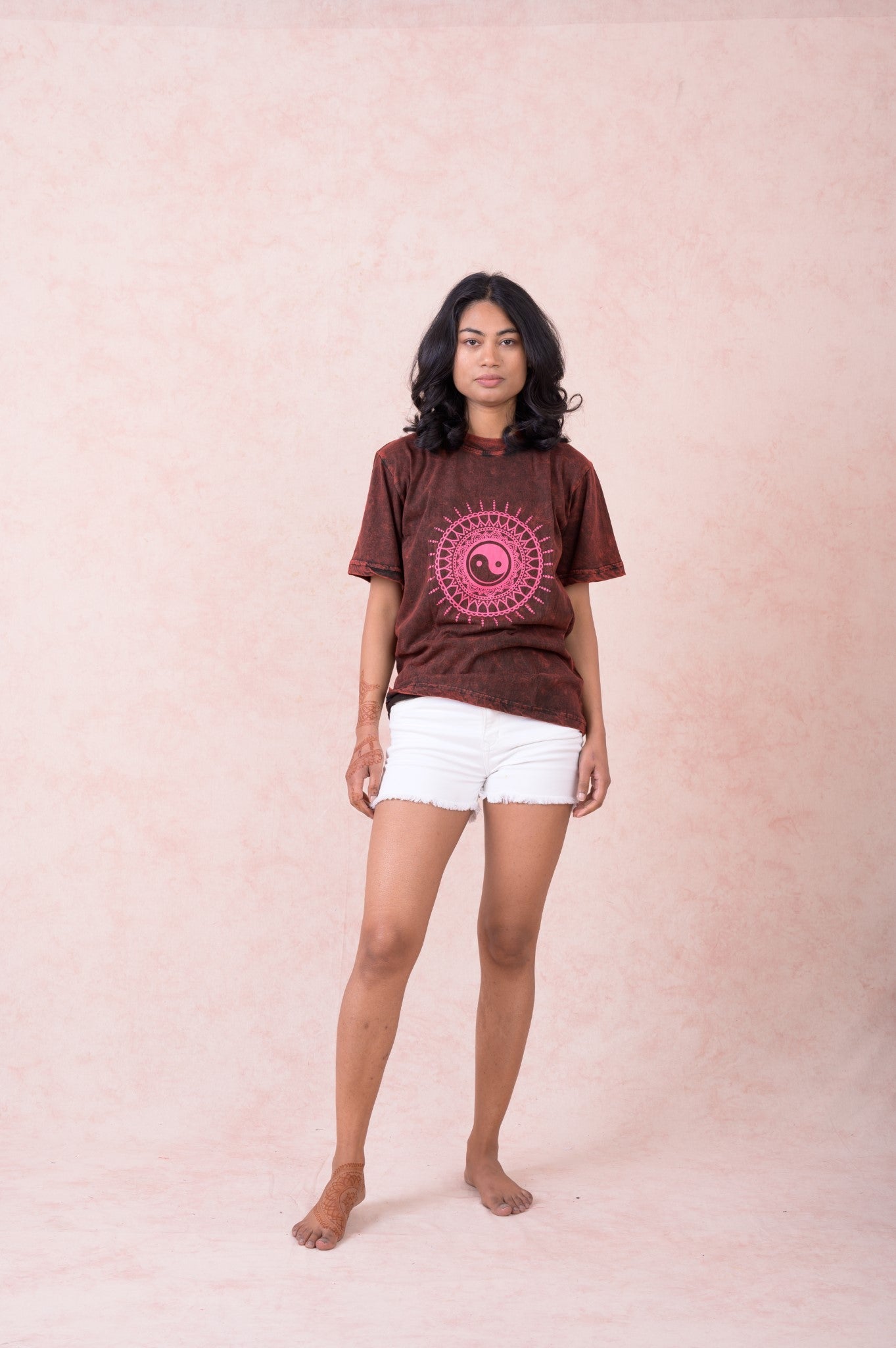 Rhea Yin Yang Mandala T-Shirt