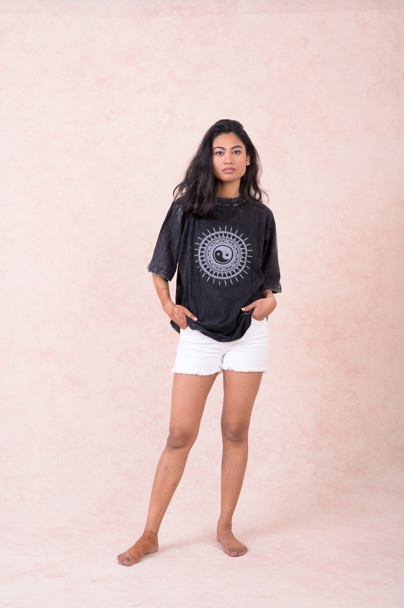 Rhea Yin Yang Mandala T-Shirt